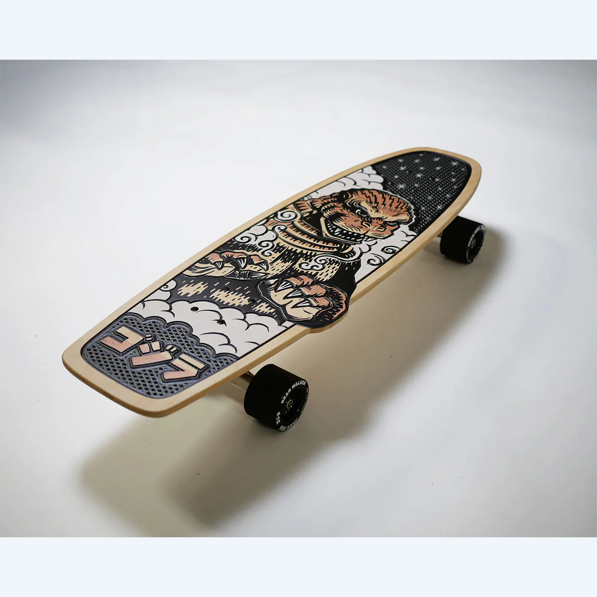 Attack Peter Burning Godzilla Skateboard Deck: Collectors Edition - Image 4