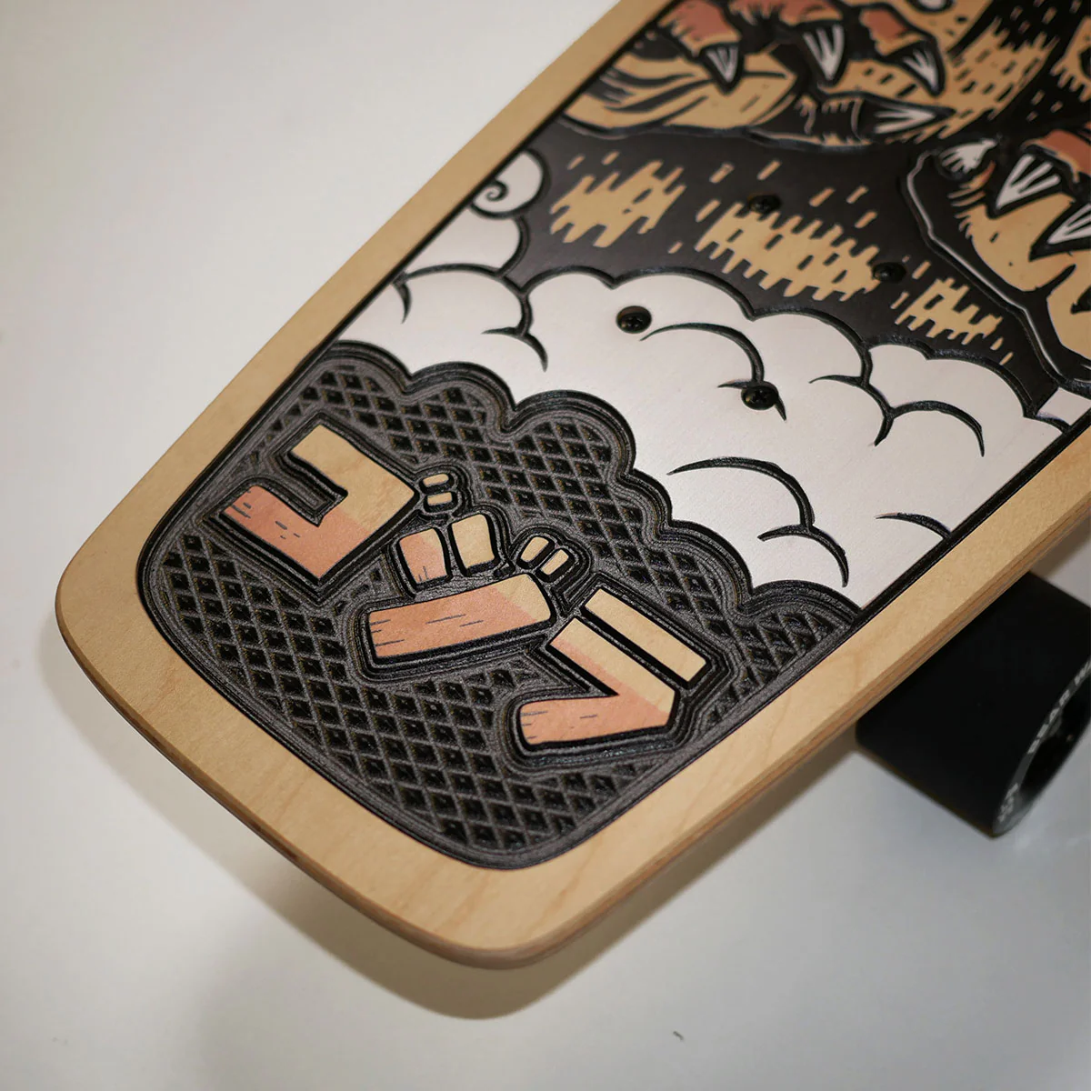 Attack Peter Burning Godzilla Skateboard Deck: Collectors Edition - Image 5