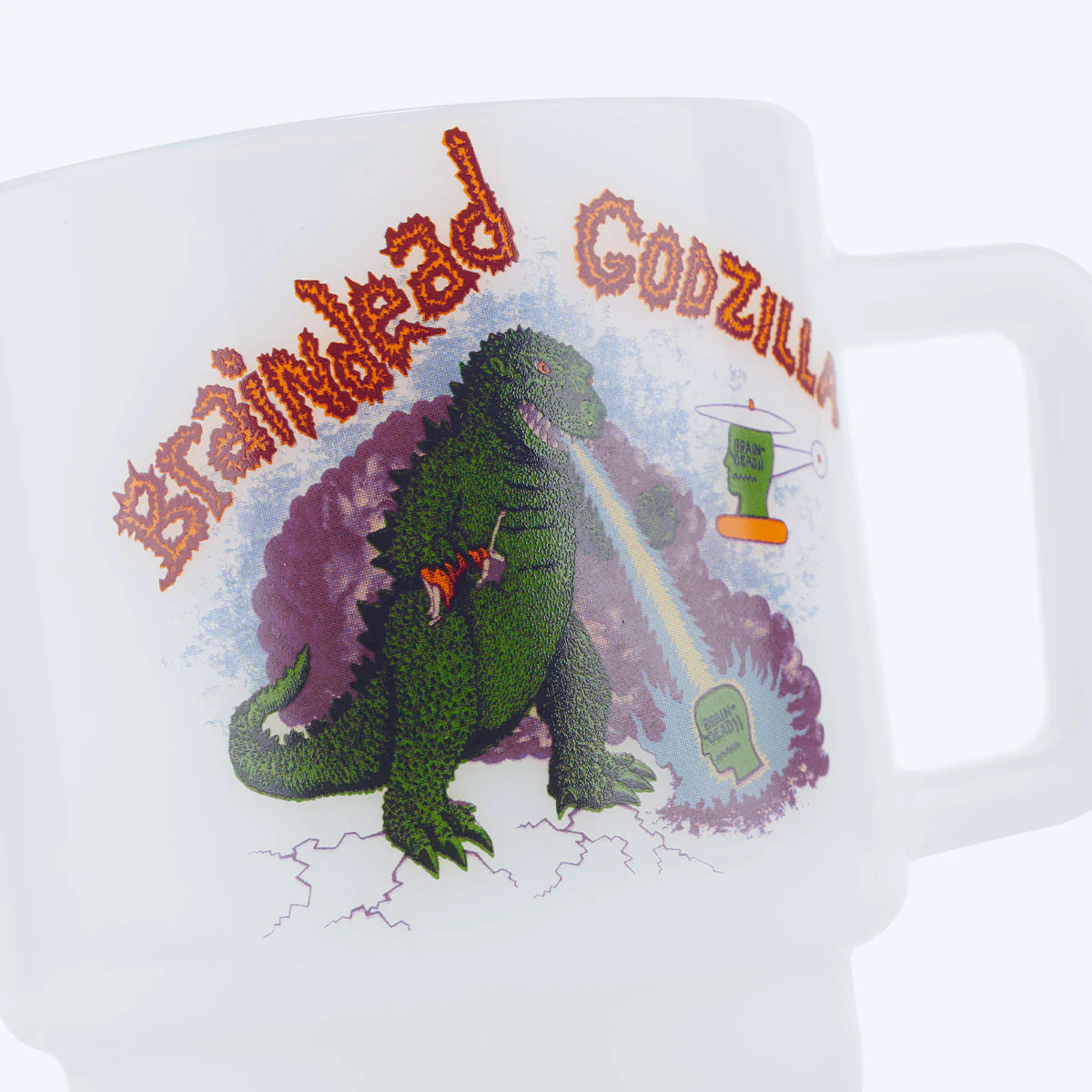 Brain Dead x Godzilla Milk Glass - Image 3