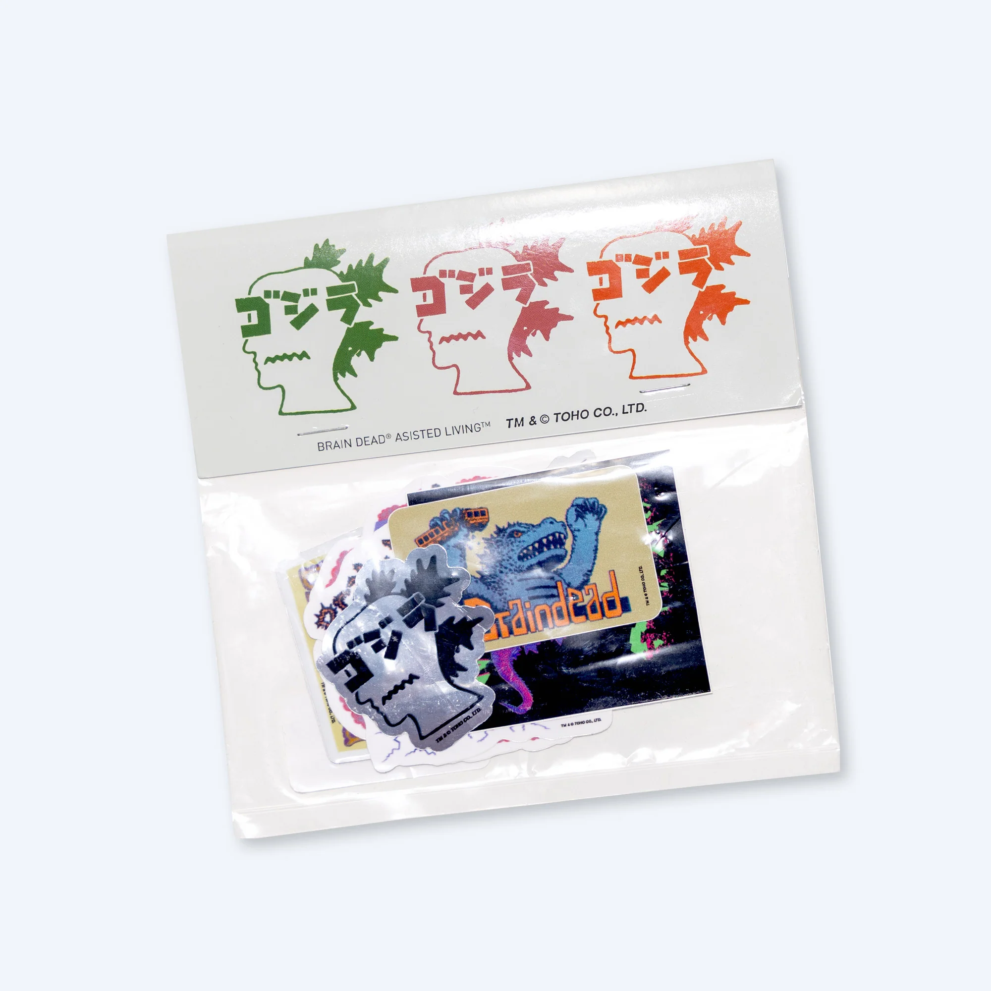 Brain Dead x Godzilla Sticker Pack - Image 2