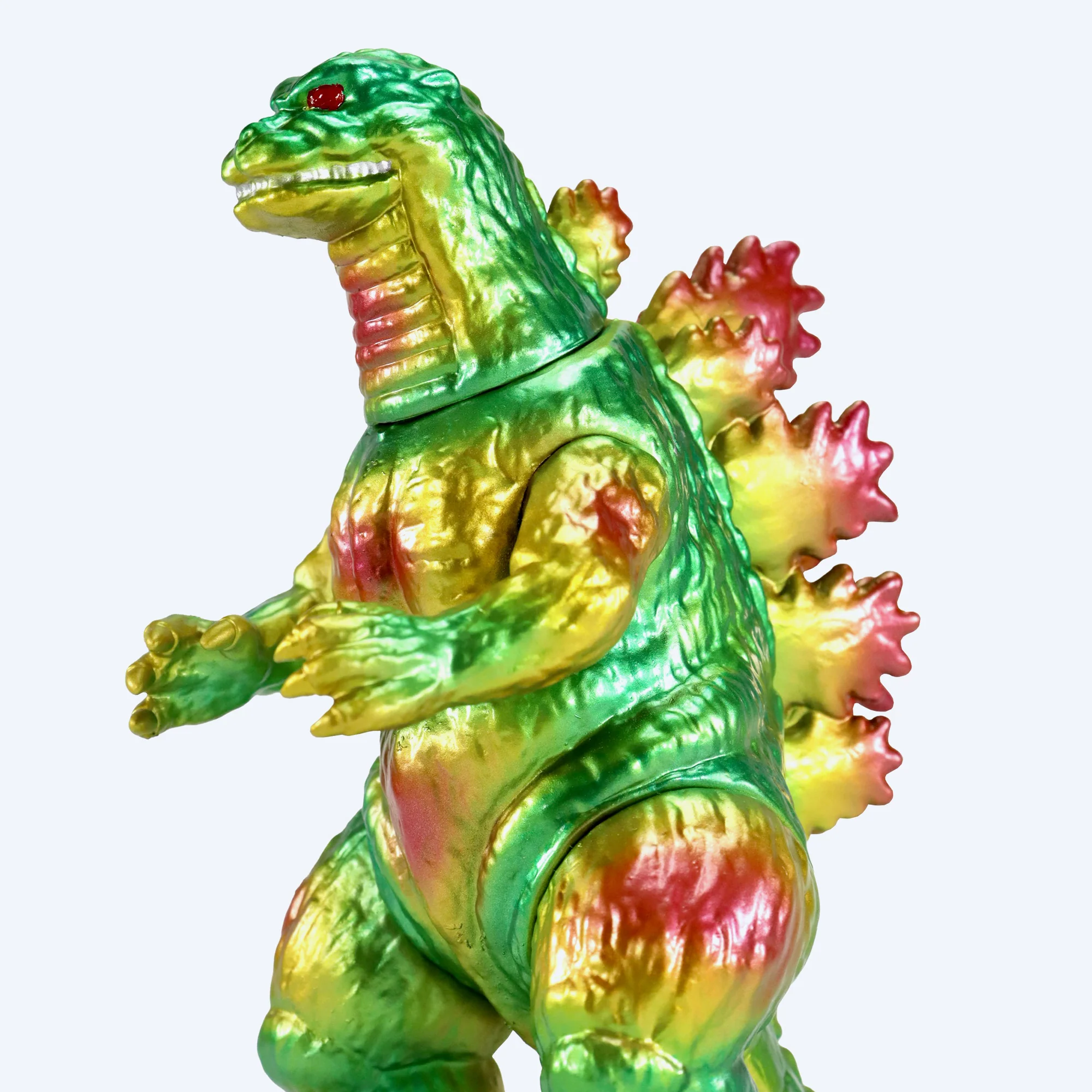 CCP Middle Size Series [11th Series] Godzilla (1995) Lime Green Metallic Ver. Figure - Image 5