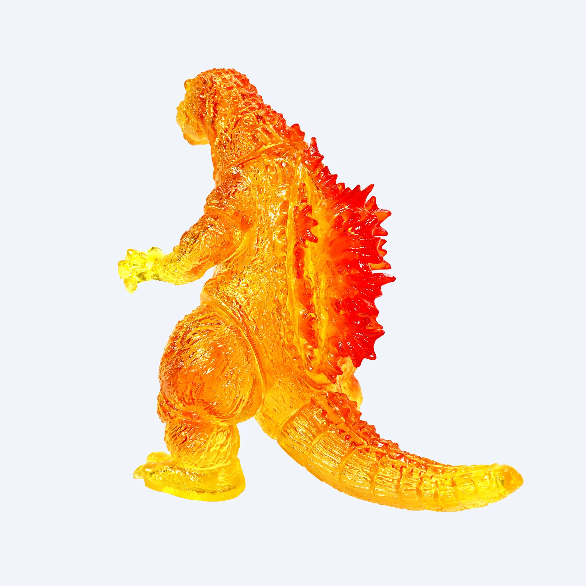 CCP Middle Size Series Godzilla EX [Vol. 4] Godzilla (2001) Clear Orange Ver. Figure - Image 4
