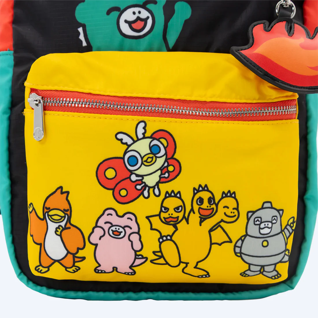 Chibi Godzilla Raids Again Reversible Crossbody Bag - Image 2