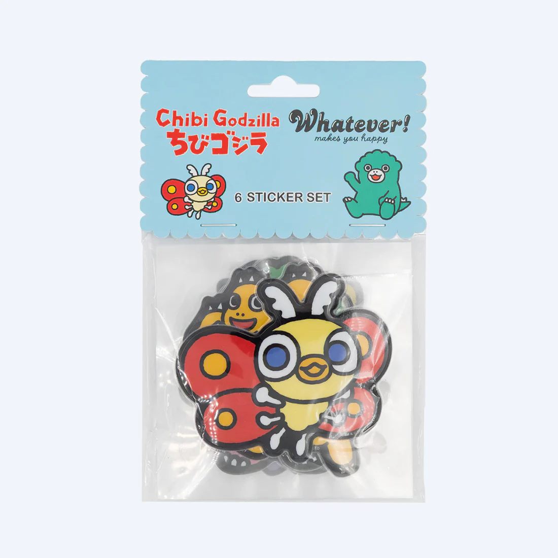 Chibi Godzilla Raids Again Sticker Pack 6PC - Image 2