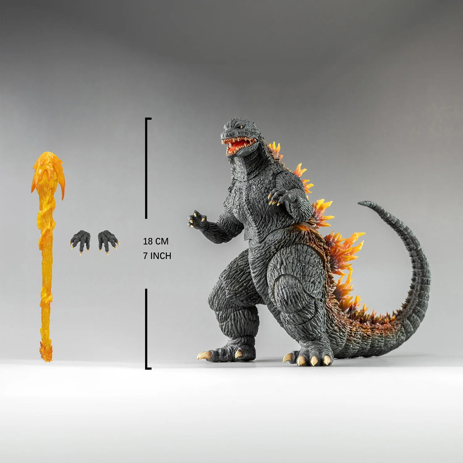 HIYA Godzilla 2000 Exquisite Basic Heat Ray Godzilla 7" - Image 5