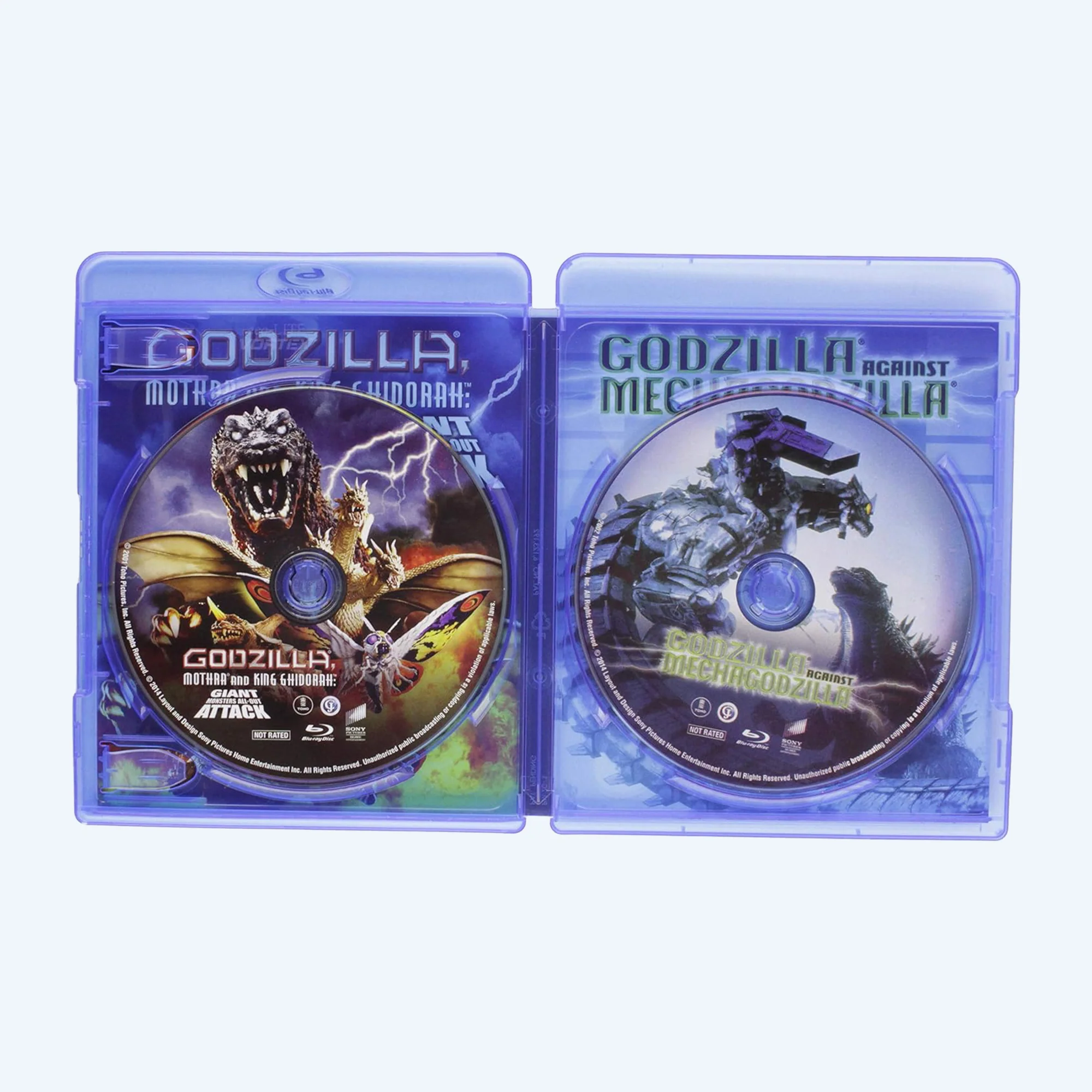 Godzilla Against Mechagodzilla / Godzilla, Mothra, And King Ghidorah: Giant Monsters All-Out Attack Blu-Ray - Image 3