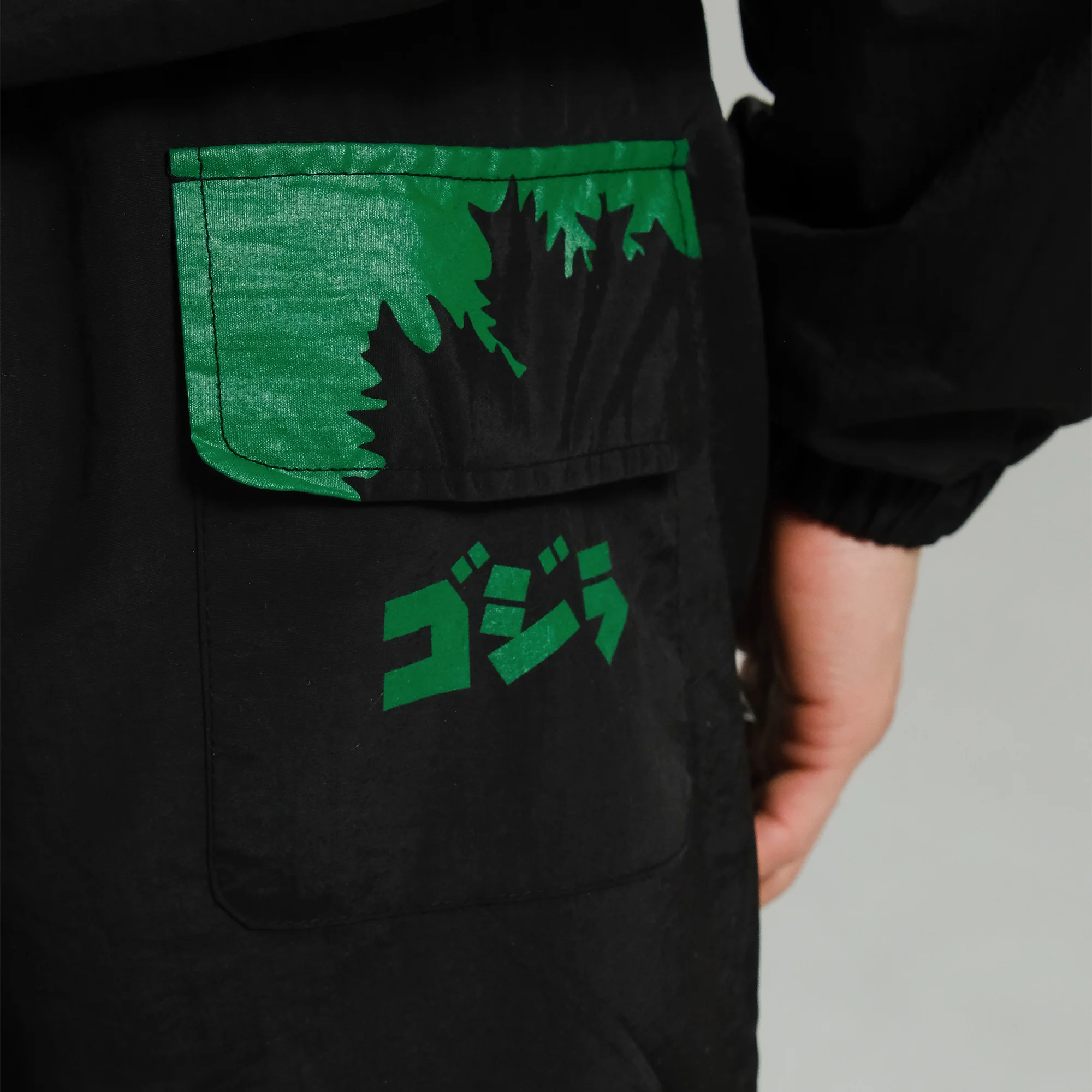 Godzilla Essential Track Short – Green and Black Edition - Image 7