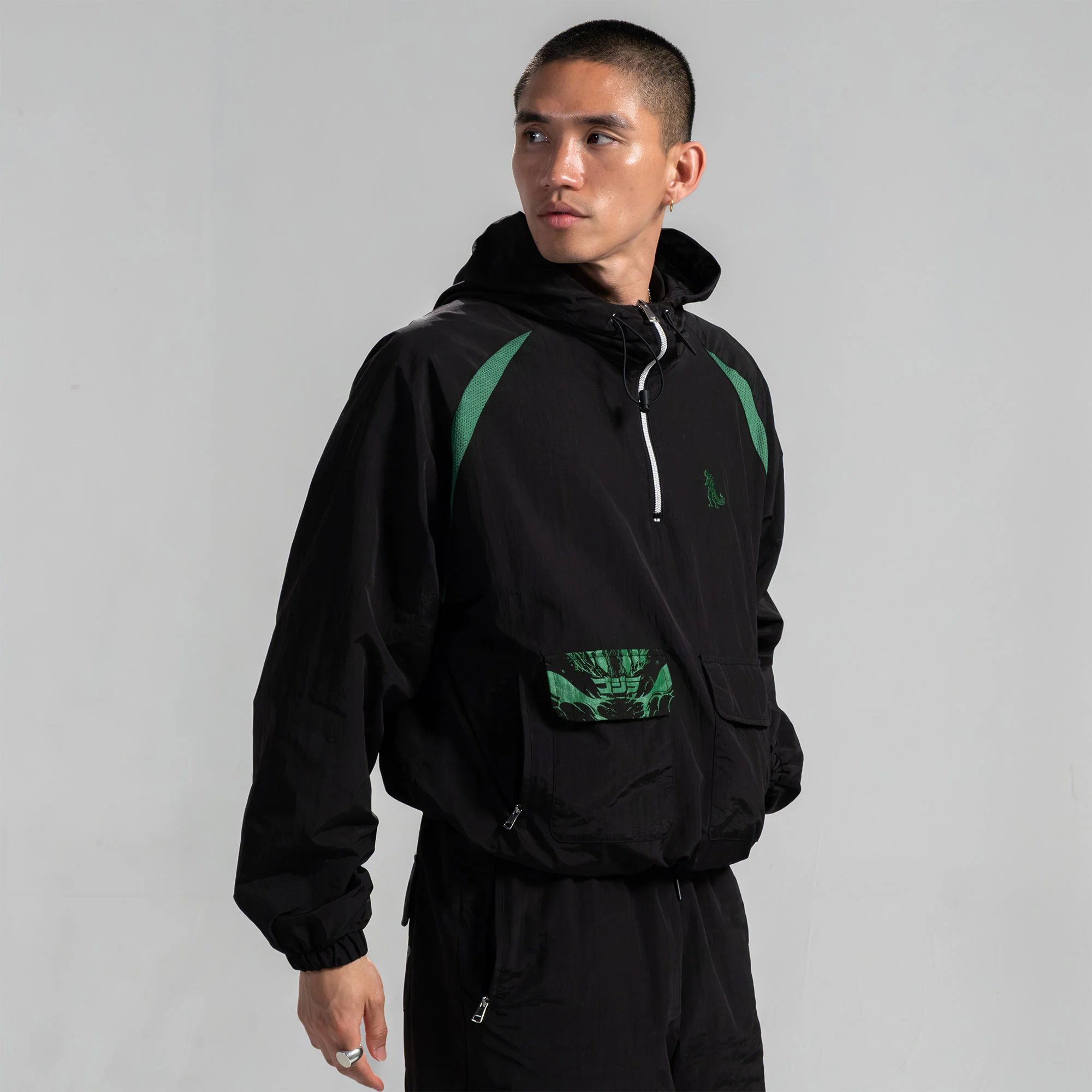 Godzilla Essential Track Suit – Green and Black Edition - Image 11
