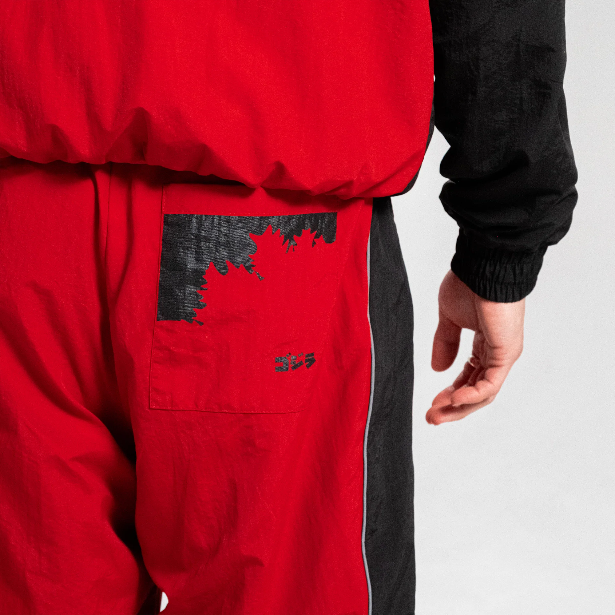 Godzilla Essential Track Pant – Red and Black Edition - Image 9