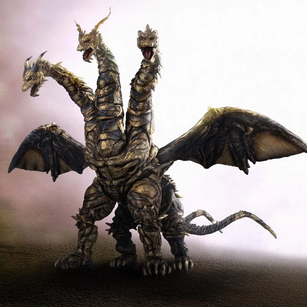 HIYA Godzilla: Final Wars 2004 Keizer Ghidorah EXQ Basic Series Action Figure - Image 9