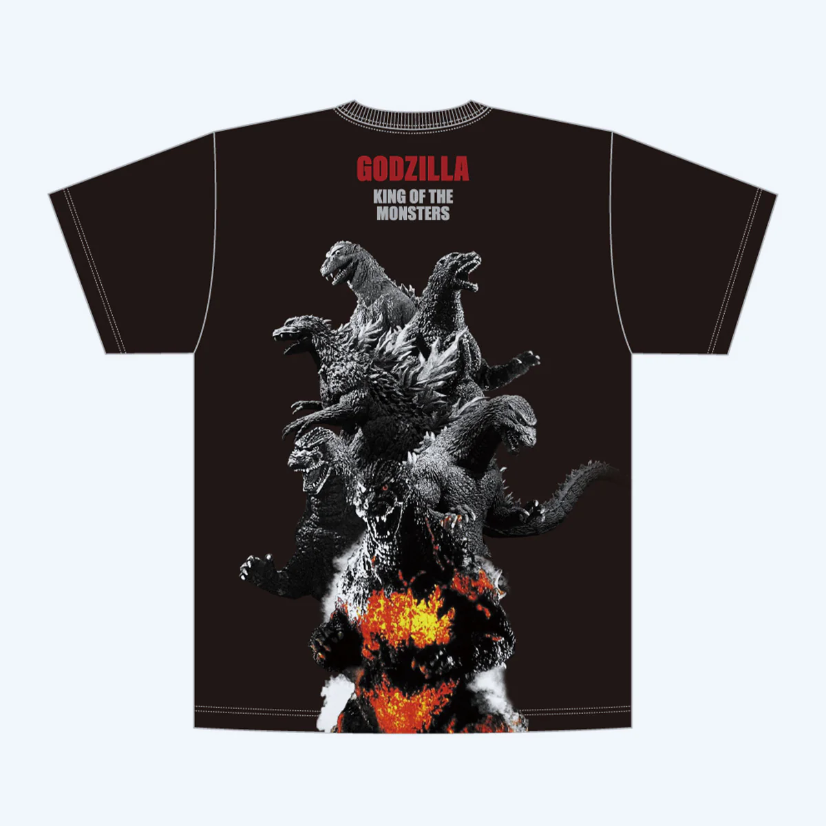 Godzilla x Folkart "Evolutions" Black T-Shirt - Image 3