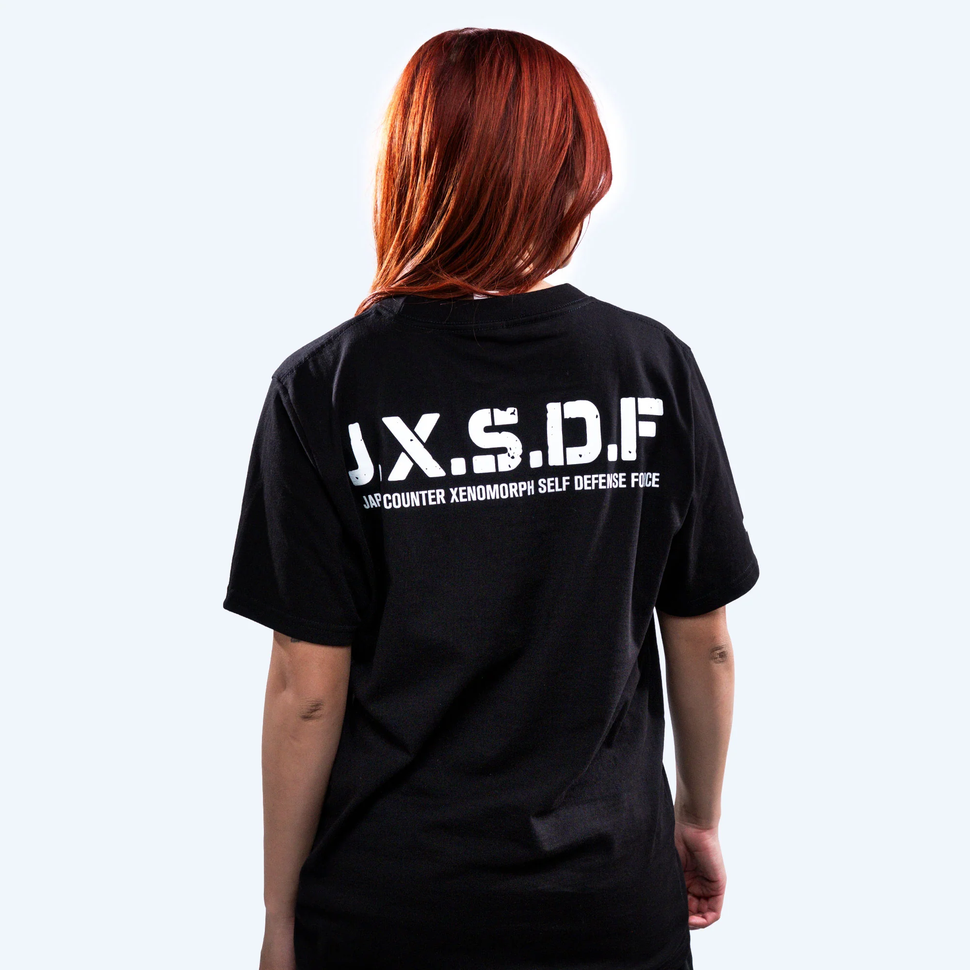 Godzilla JXSDF Black T-Shirt - Image 4