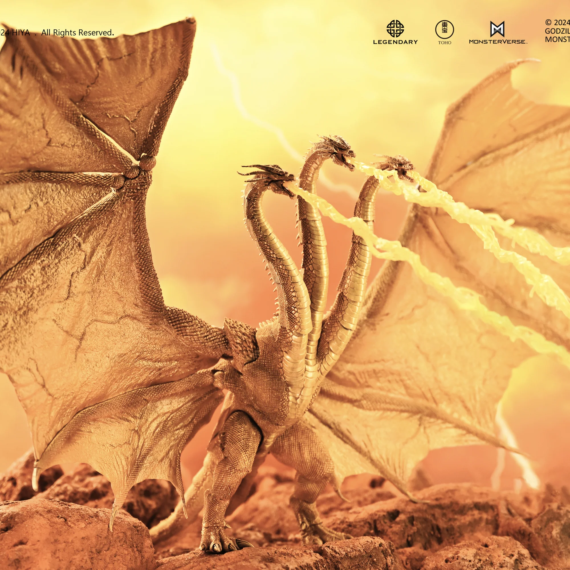 HIYA Exquisite Basic Series King Ghidorah Figure - Image 2