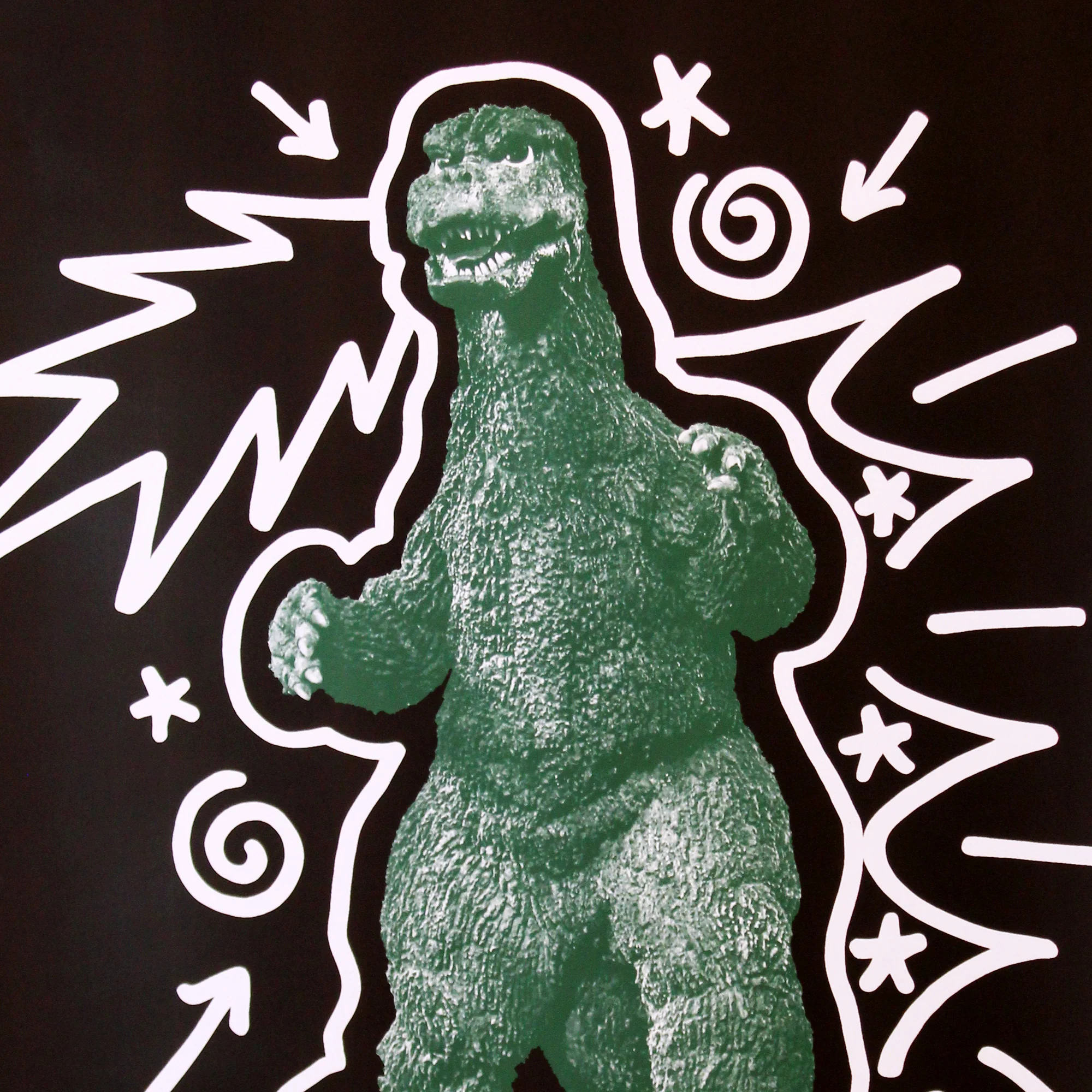 Godzilla the Art Eric Haze Godzilla 1975 Poster - Image 2
