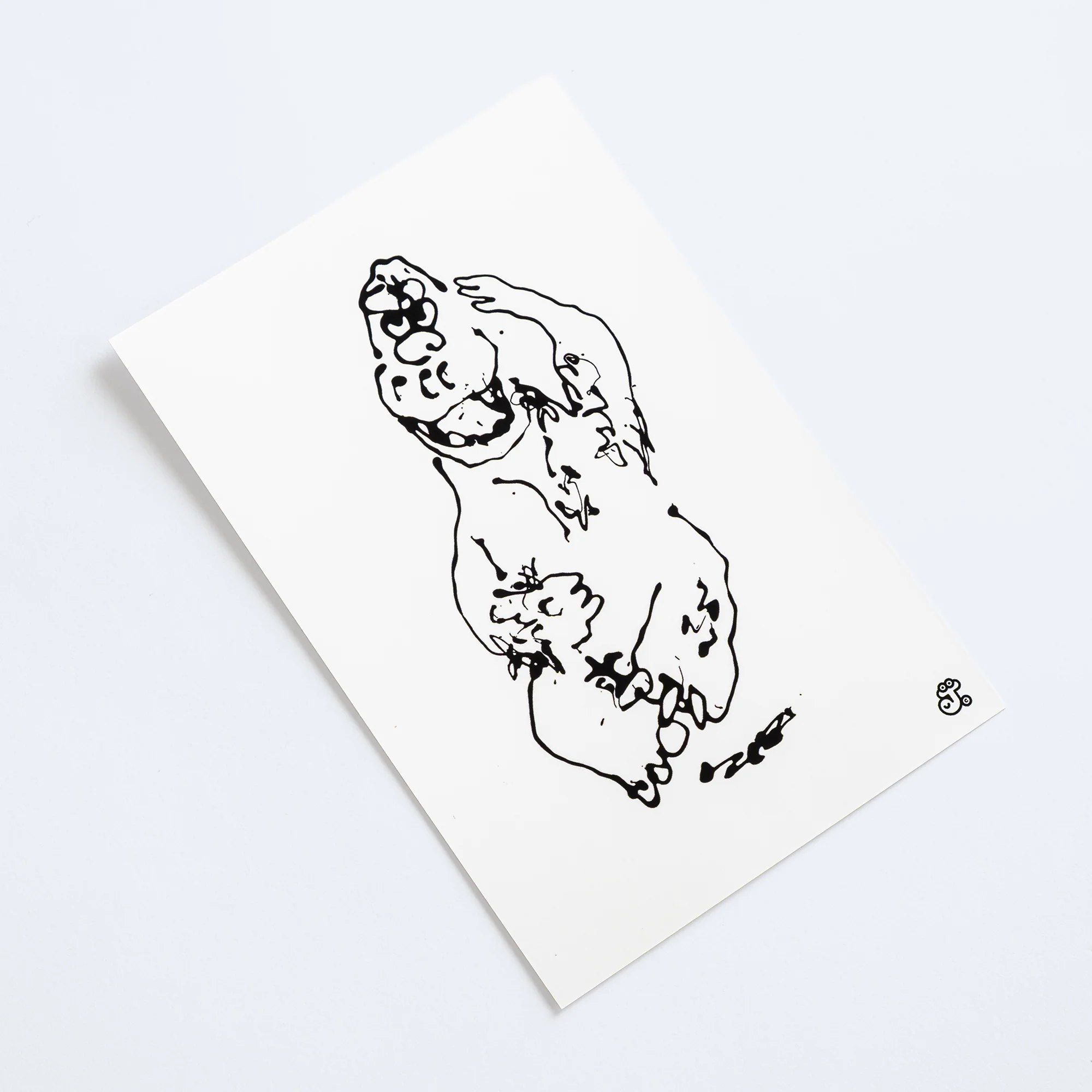Godzilla the Art James Jarvis Postcard - Image 2