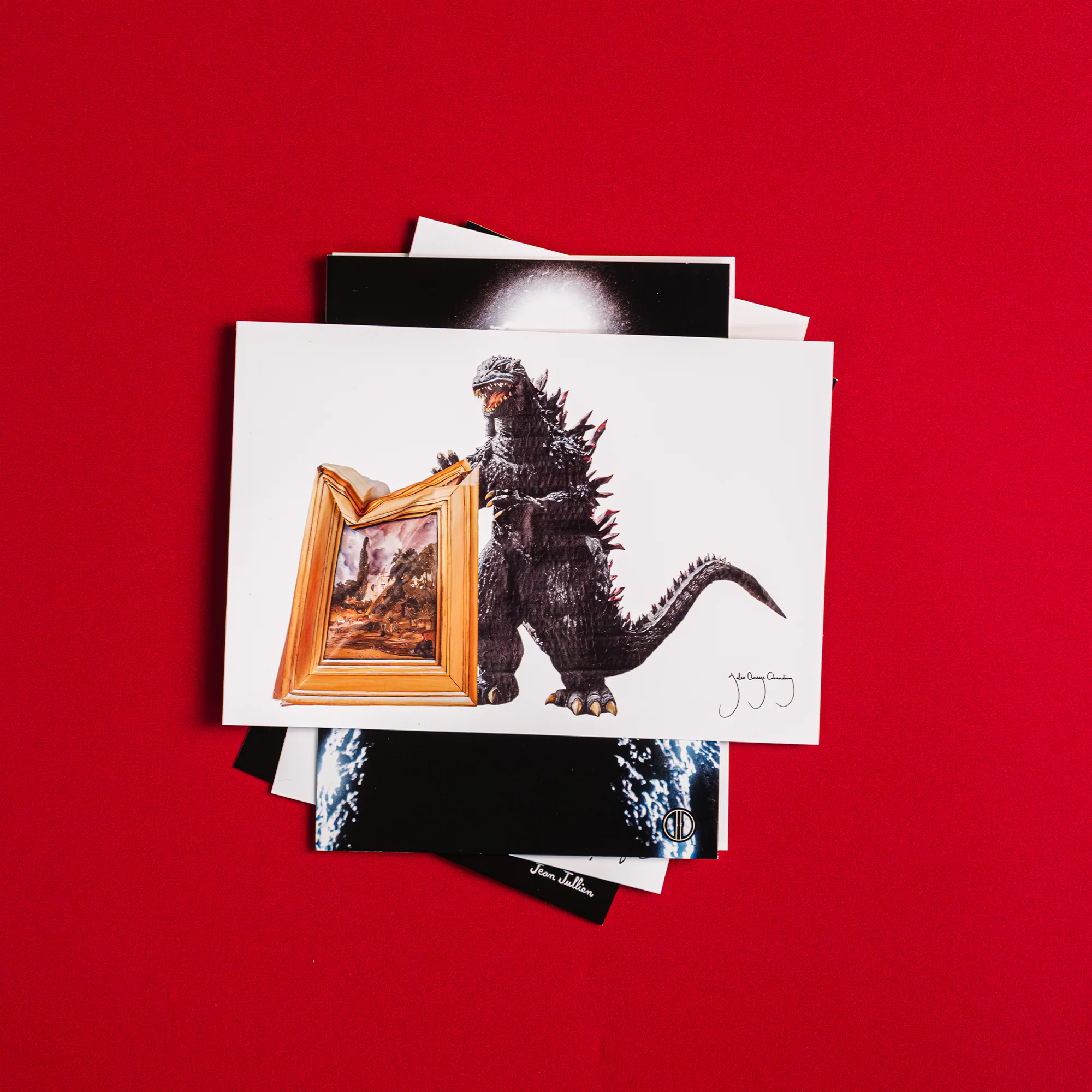 Godzilla the Art Julio Anaya Postcard - Image 3