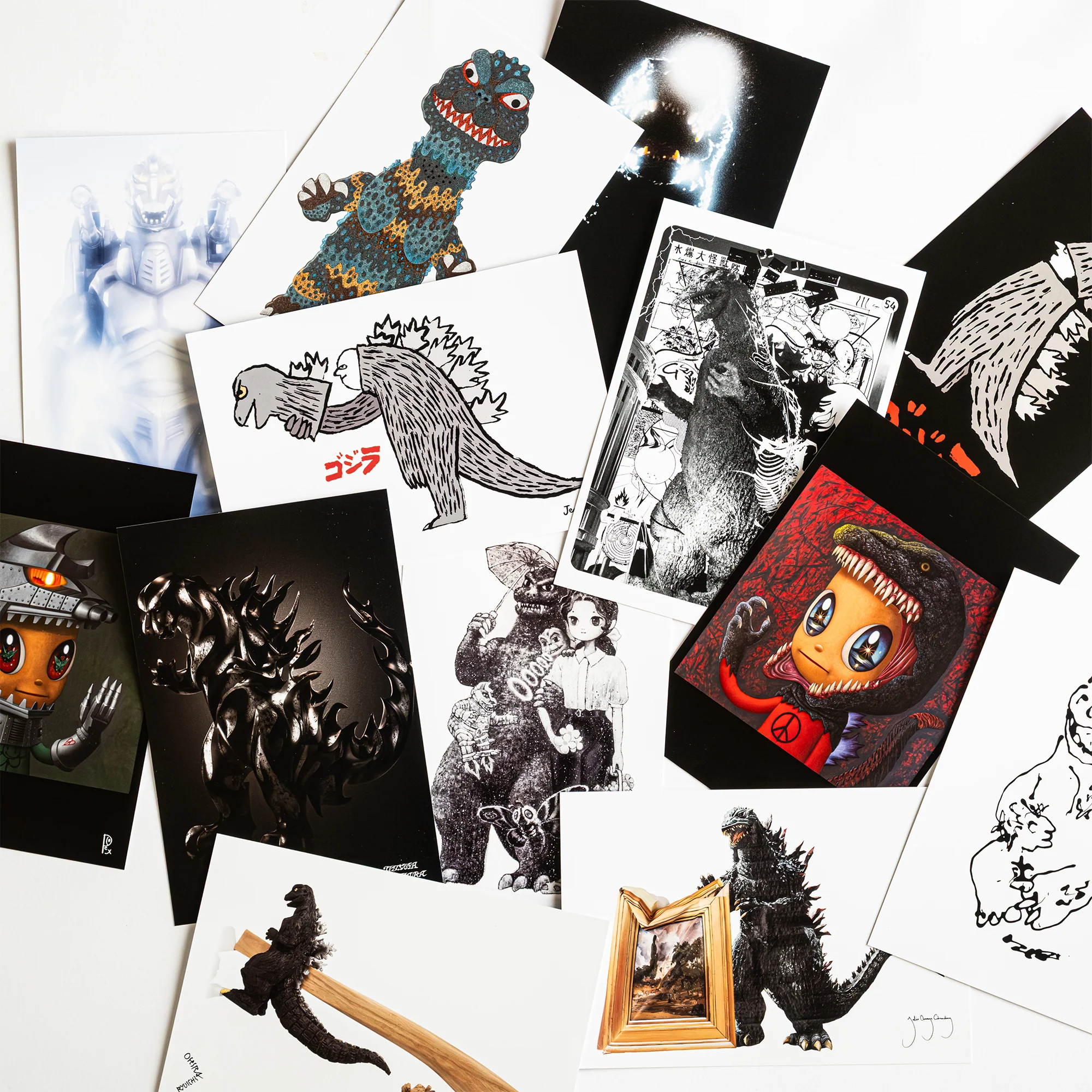 Godzilla the Art Tetsuya Nakamura Postcard - Image 4