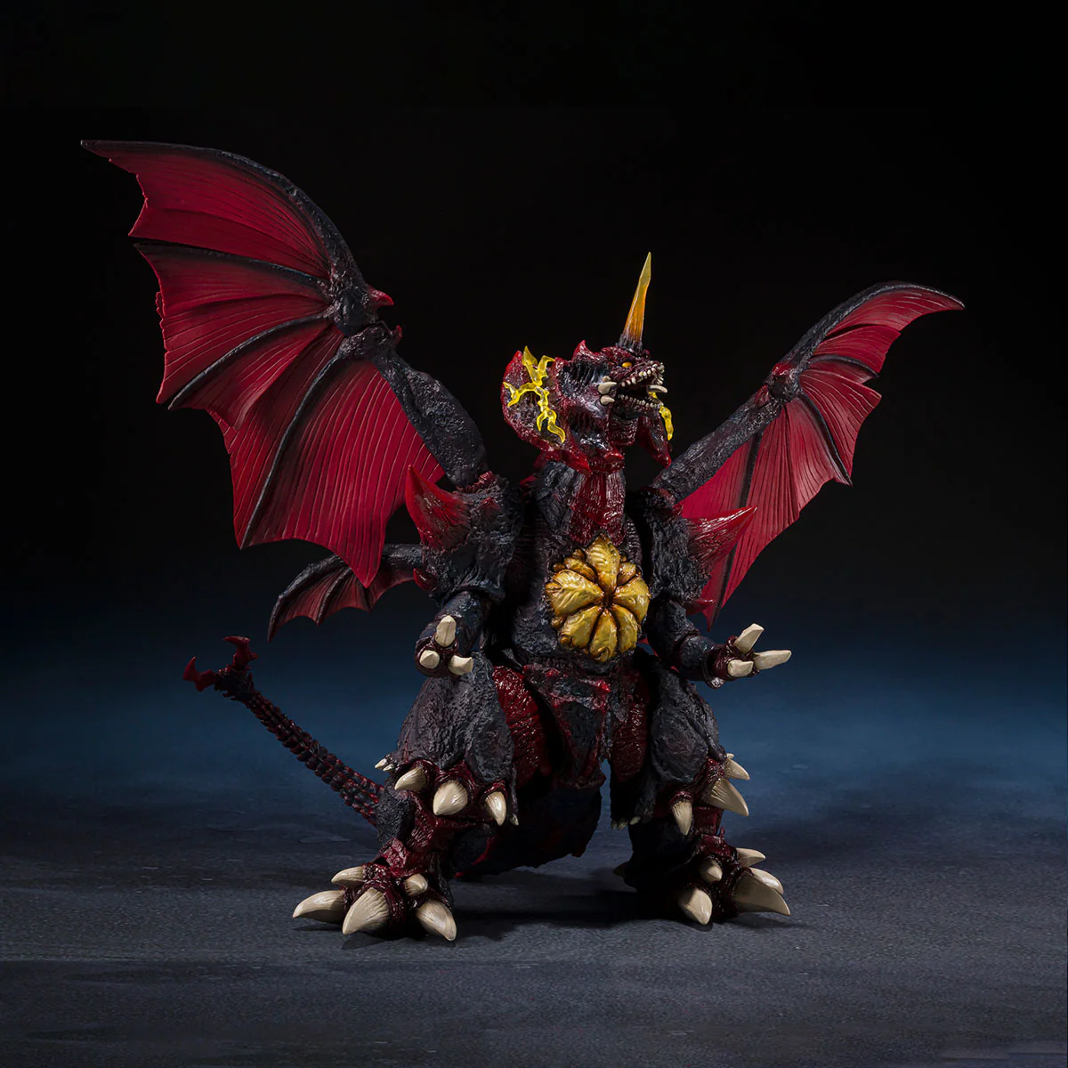 S.H.MonsterArts Godzilla vs. Destoroyah (1995) Destoroyah Perfect Tokyo Waterfront New City Battle Ver. Action Figure - Image 4