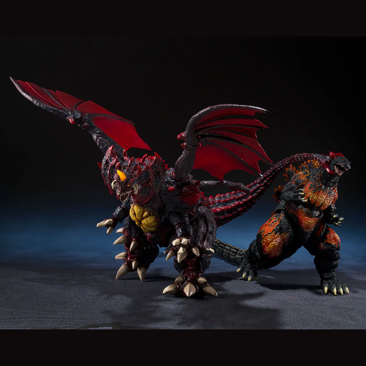 S.H.MonsterArts Godzilla vs. Destoroyah (1995) Destoroyah Perfect Tokyo Waterfront New City Battle Ver. Action Figure - Image 8