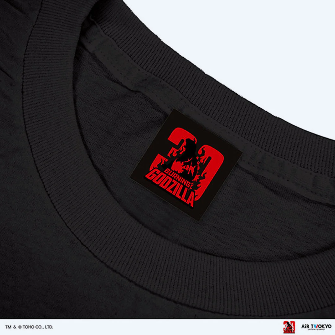 Godzilla vs. Destoroyah 30th Anniversary Scene Illustration T-Shirt 1 Black - Image 3