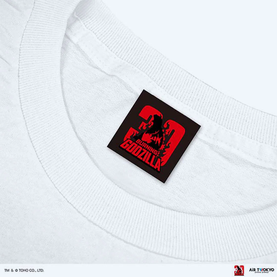 Godzilla vs. Destoroyah 30th Anniversary Scene Illustration T-Shirt 6 (Godzilla & Destoroyah) White - Image 3