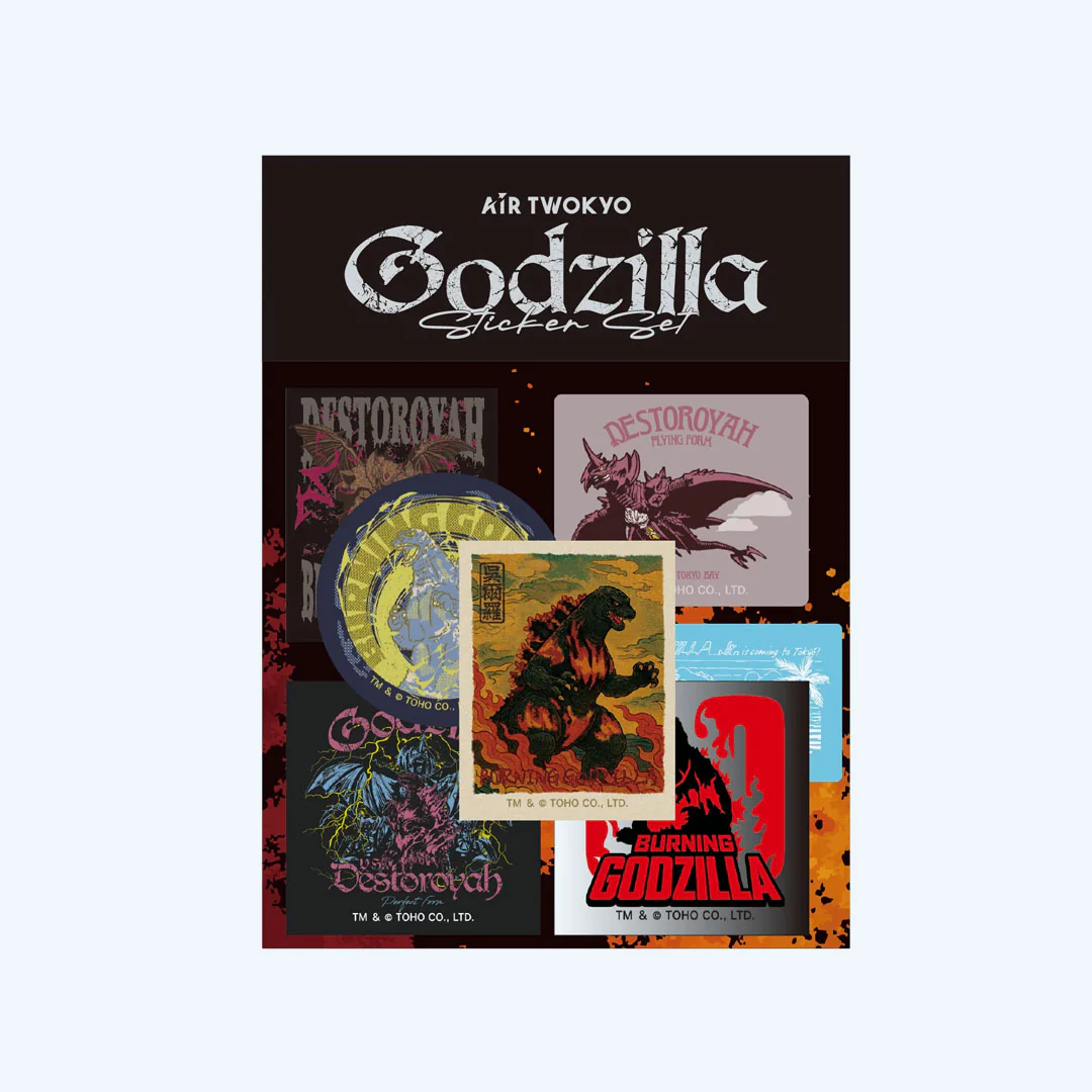 Godzilla vs. Destoroyah 30th Anniversary Sticker Set - Image 2
