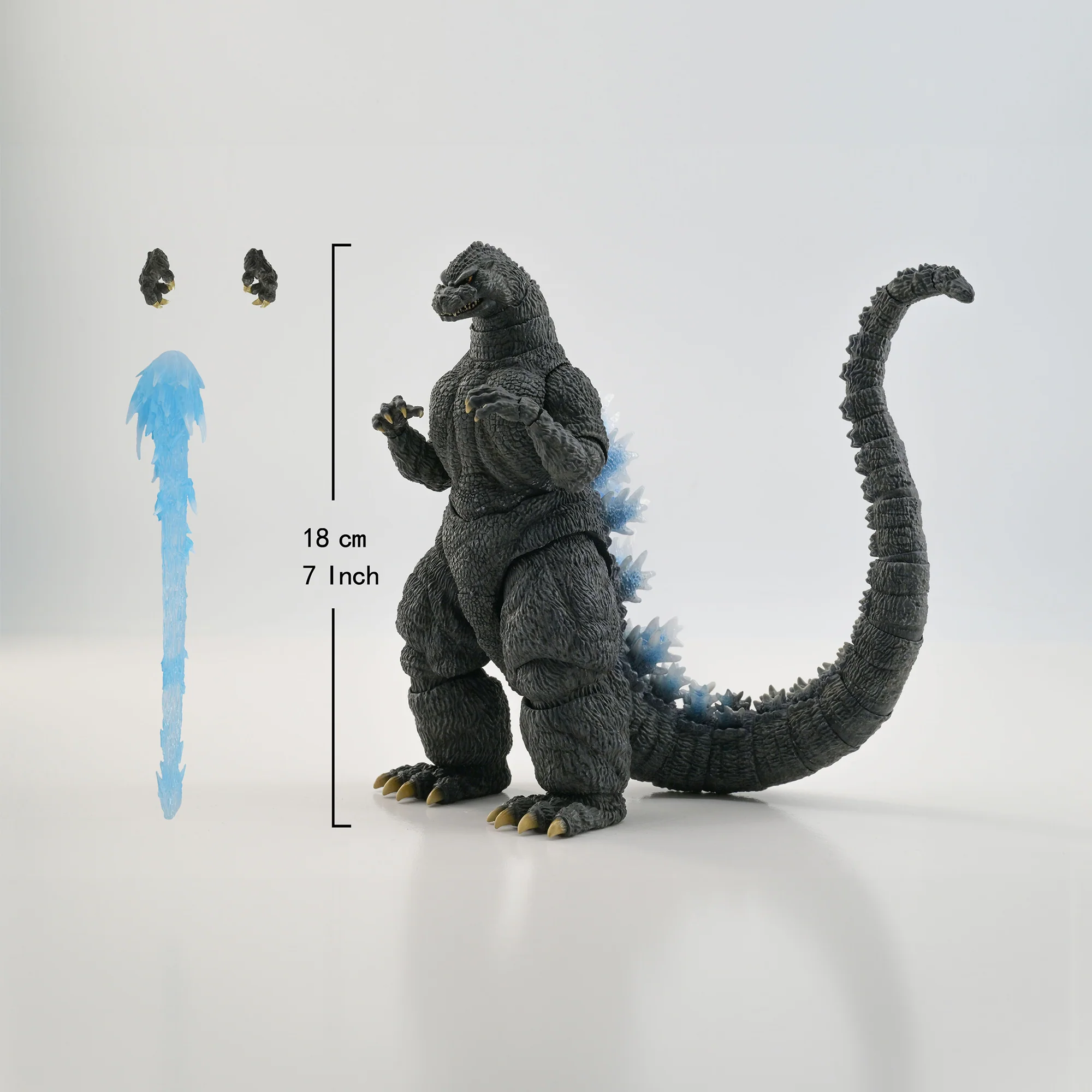 HIYA Godzilla vs King Ghidorah Exquisite Basic Heat Ray Godzilla Hokkaido Action Figure - Image 6