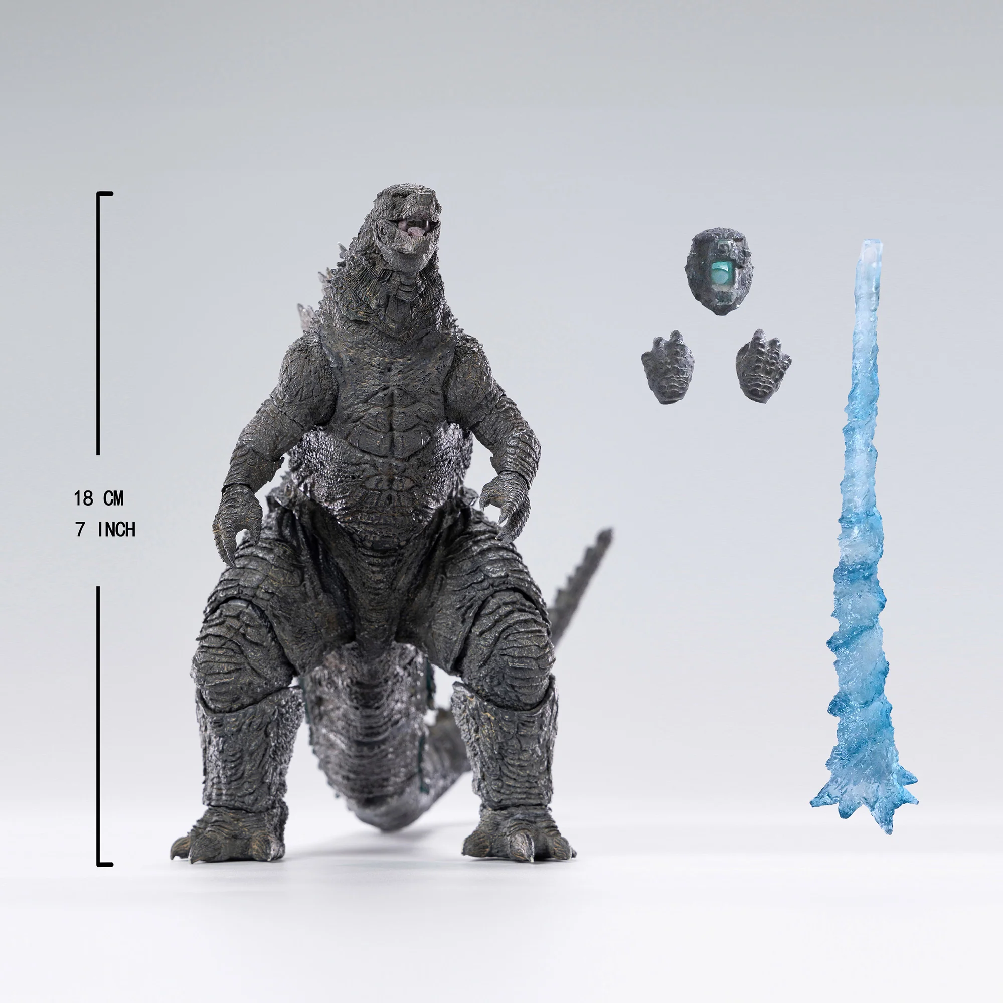 HIYA EXQ Basic+ Light Godzilla vs Kong Heat Ray Godzilla Figure - Image 10