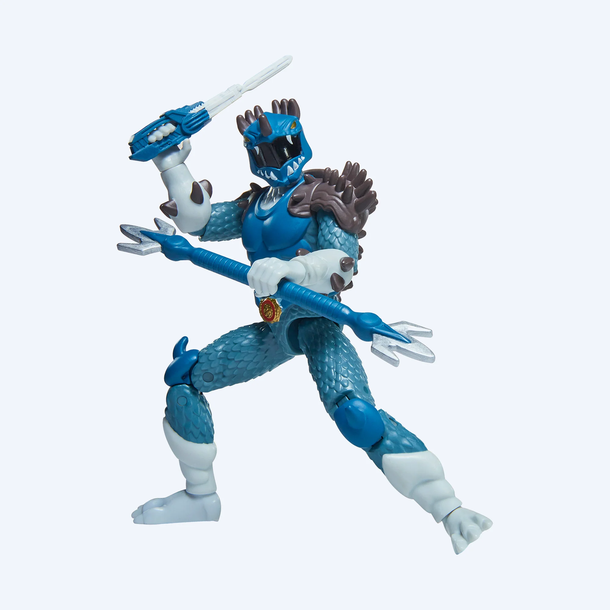 Godzilla vs Mighty Morphin Power Rangers Kaiju Ranger Blue Anguirus Action Figure - Image 3
