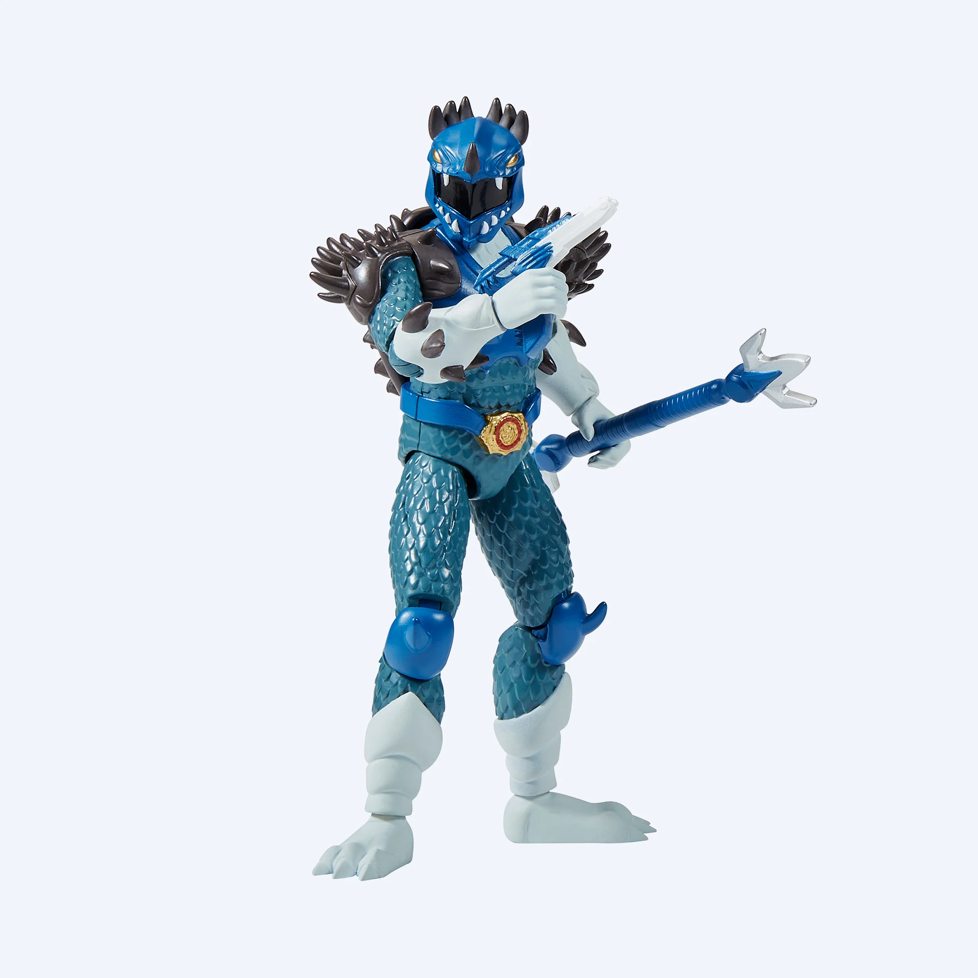 Godzilla vs Mighty Morphin Power Rangers Kaiju Ranger Blue Anguirus Action Figure - Image 4