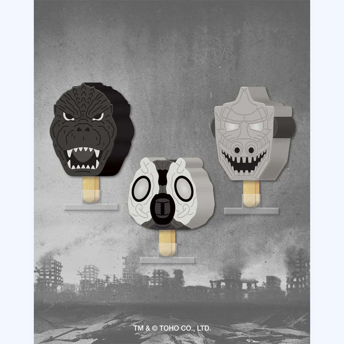 Godzilla x Frozen Culture Black and White Figure Set - Image 3