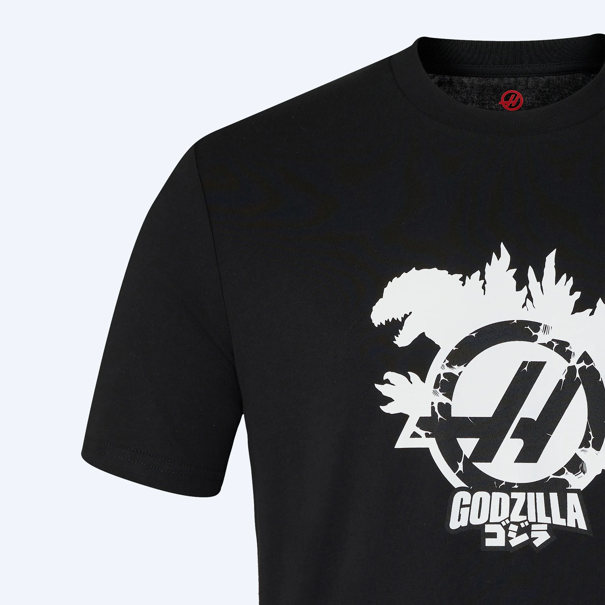 Godzilla x Haas Team Black T-Shirt - Image 3