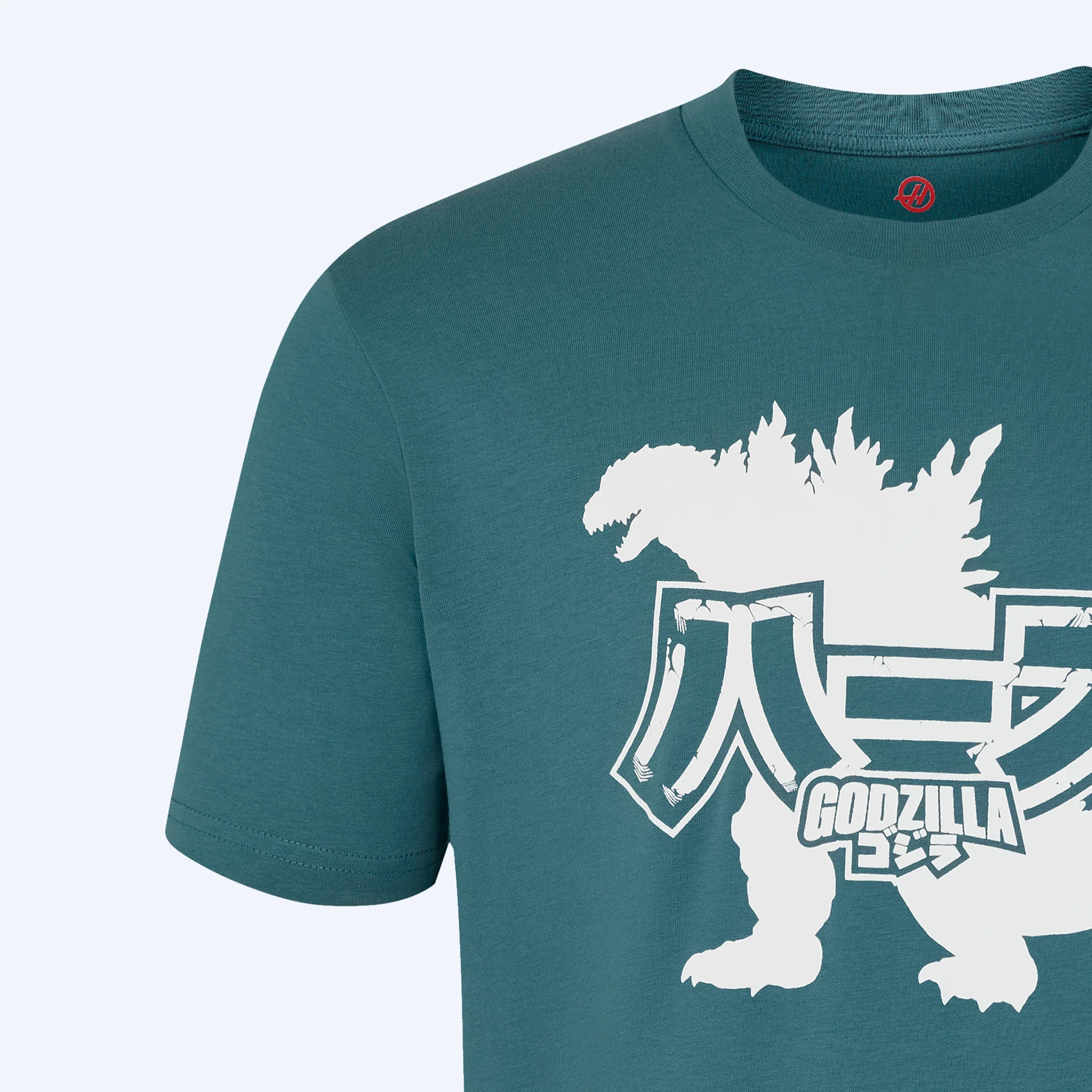 Godzilla x Haas Team Green T-Shirt - Image 3