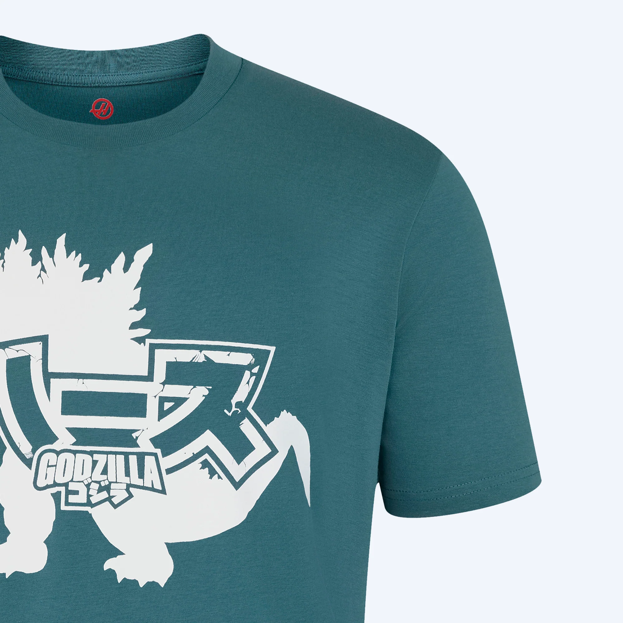 Godzilla x Haas Team Green T-Shirt - Image 4