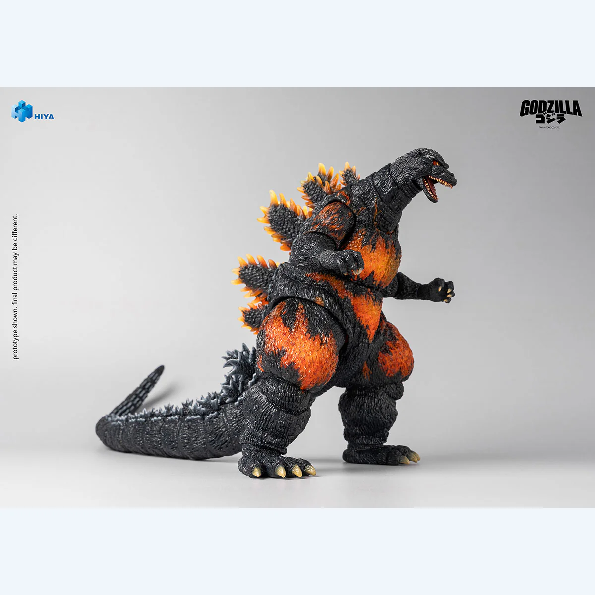 HIYA Exq Basic Ser Godzilla vs Destoroyah 1995 Burning Godzilla 7" Figure - Image 3
