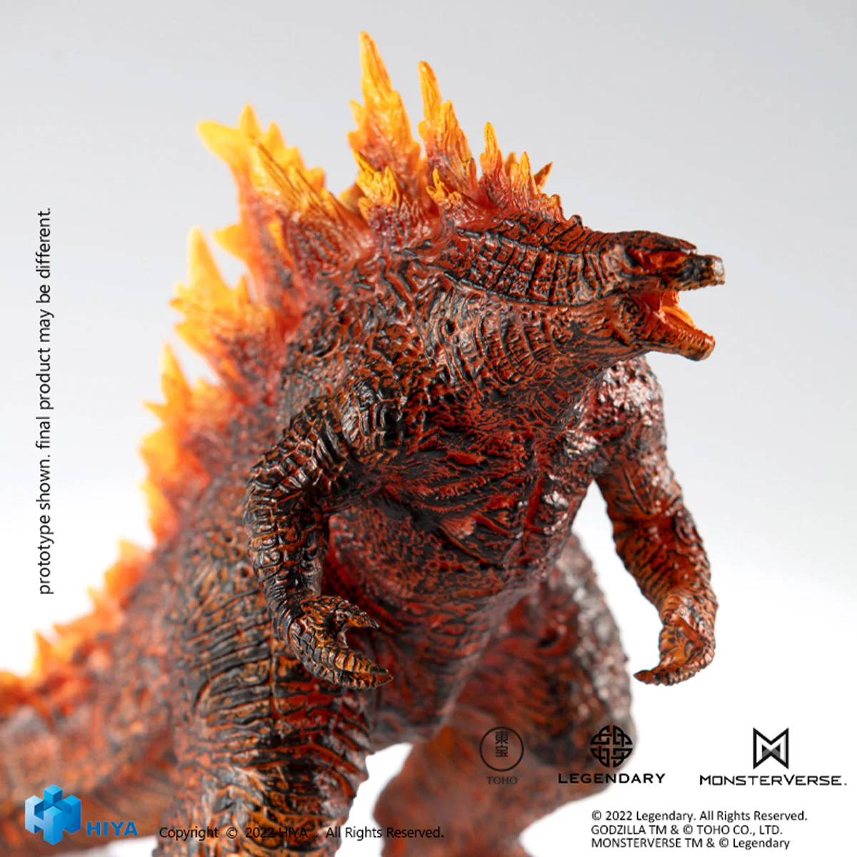 HIYA Godzilla: King of the Monsters Stylist Series "Burning" Godzilla (2019) Figure - Image 5