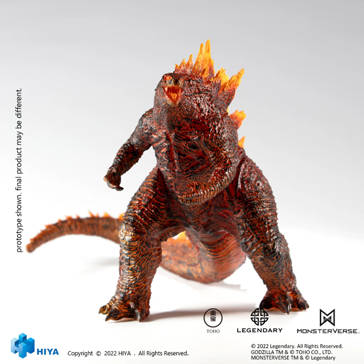 HIYA Godzilla: King of the Monsters Stylist Series "Burning" Godzilla (2019) Figure - Image 6