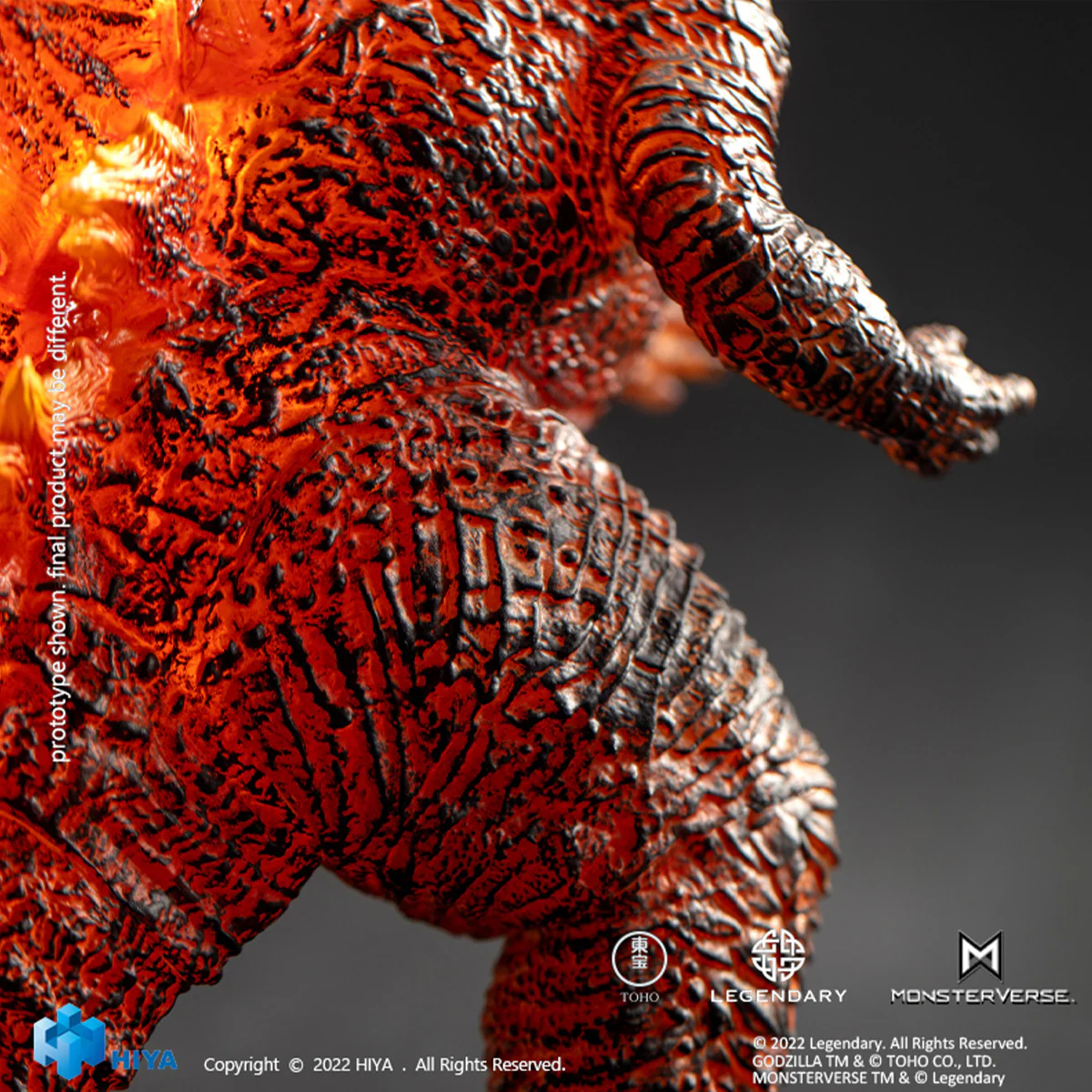 HIYA Godzilla: King of the Monsters Stylist Series "Burning" Godzilla (2019) Figure - Image 8