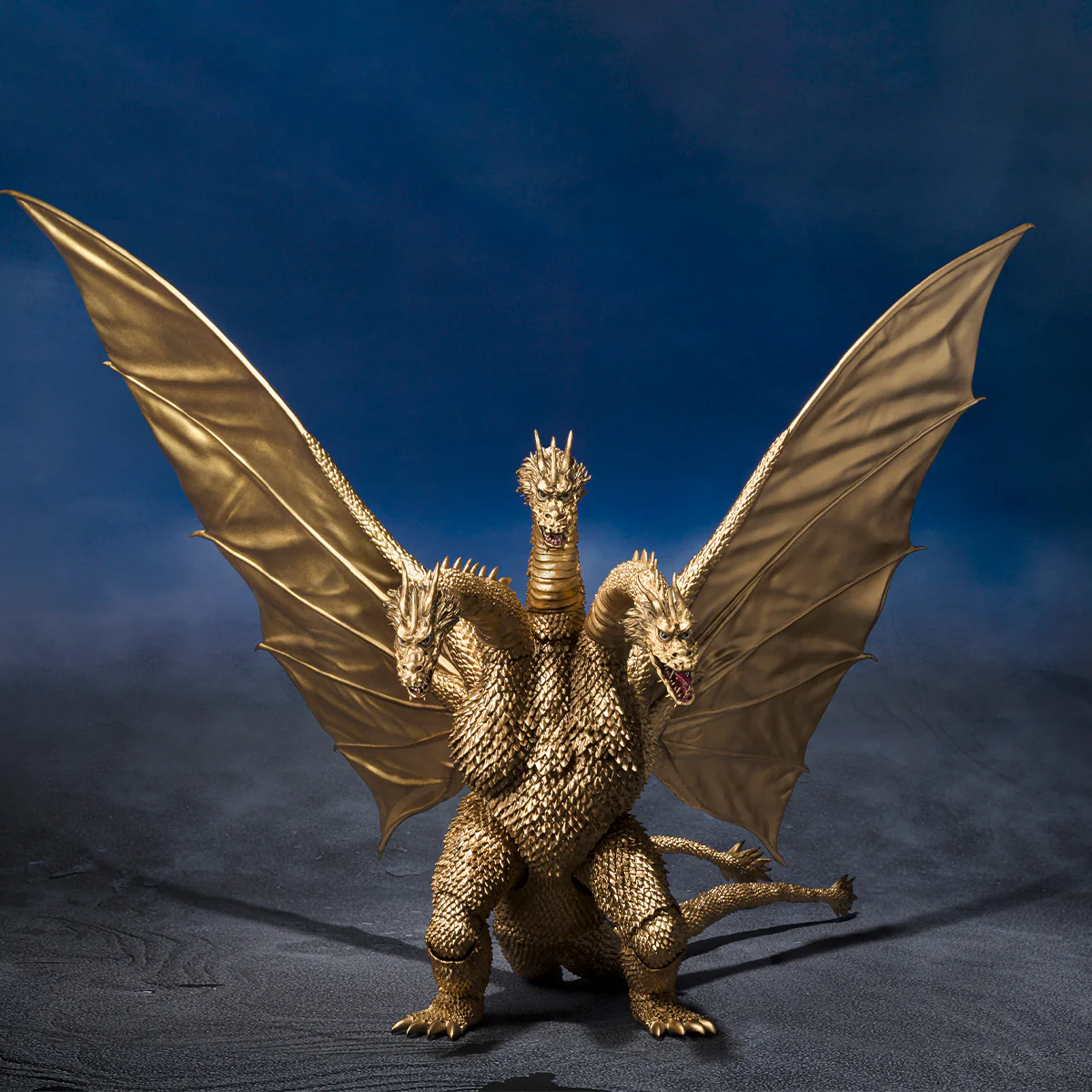 S.H.MonsterArts King Ghidorah (1972) Figure - Image 3