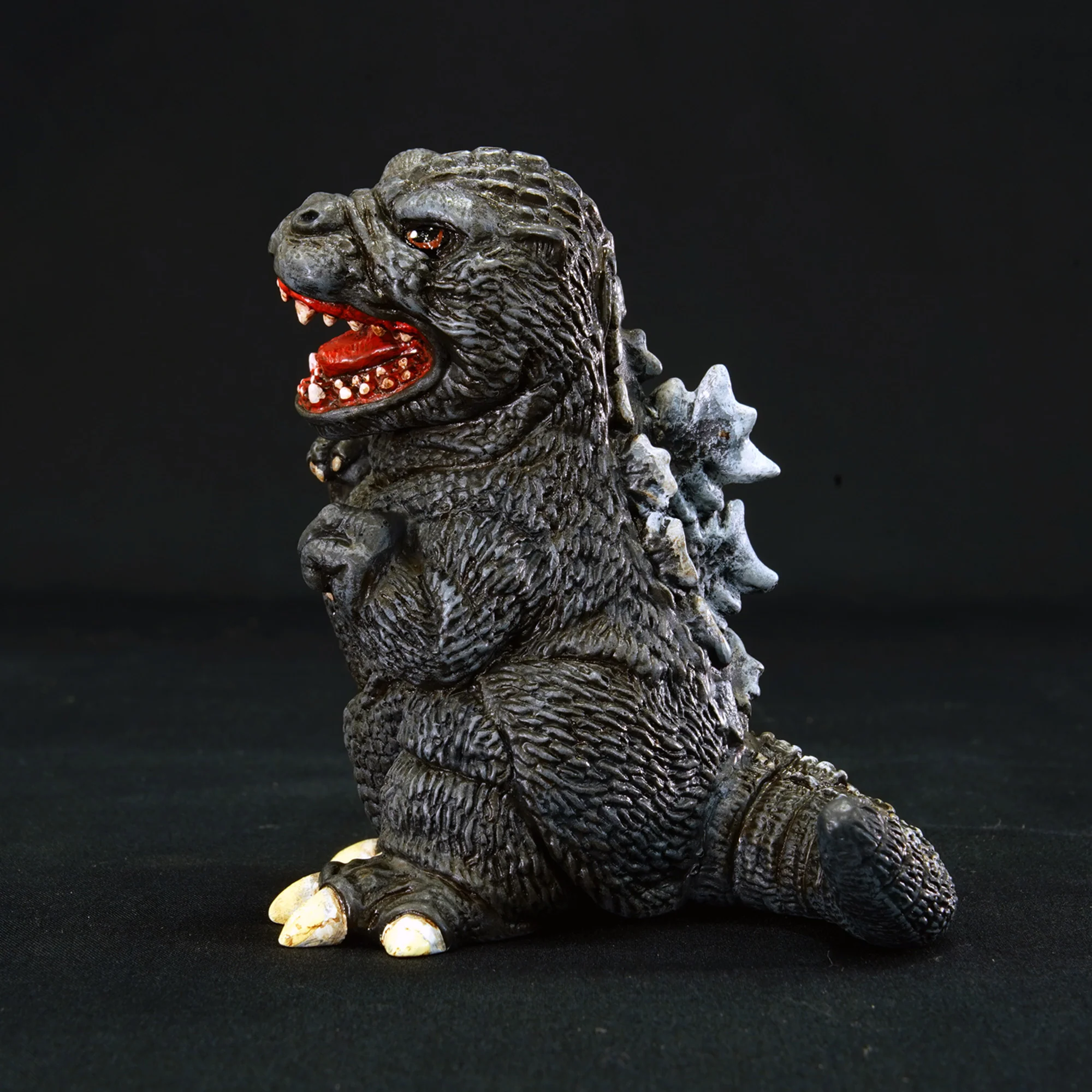 NANKOKU FACTORY "Godzilla vs. Biollante" Mame Godzilla (1989) Mame Soft Vinyl Kit Reprint Edition - Image 3