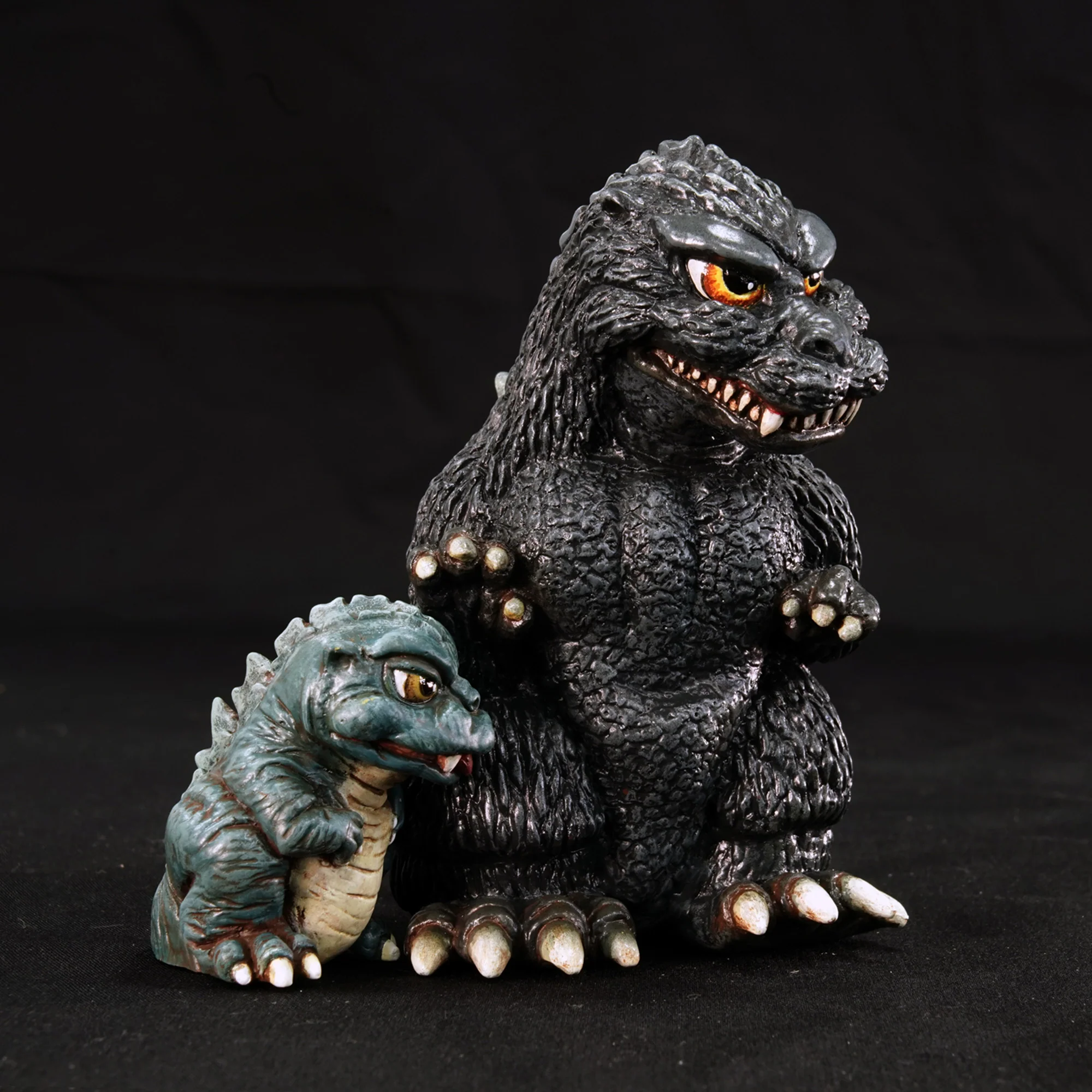 NANKOKU FACTORY "Godzilla vs. Mechagodzilla II" Mame Godzilla (1993) Mame Soft Vinyl Kit Reprint Edition - Image 3