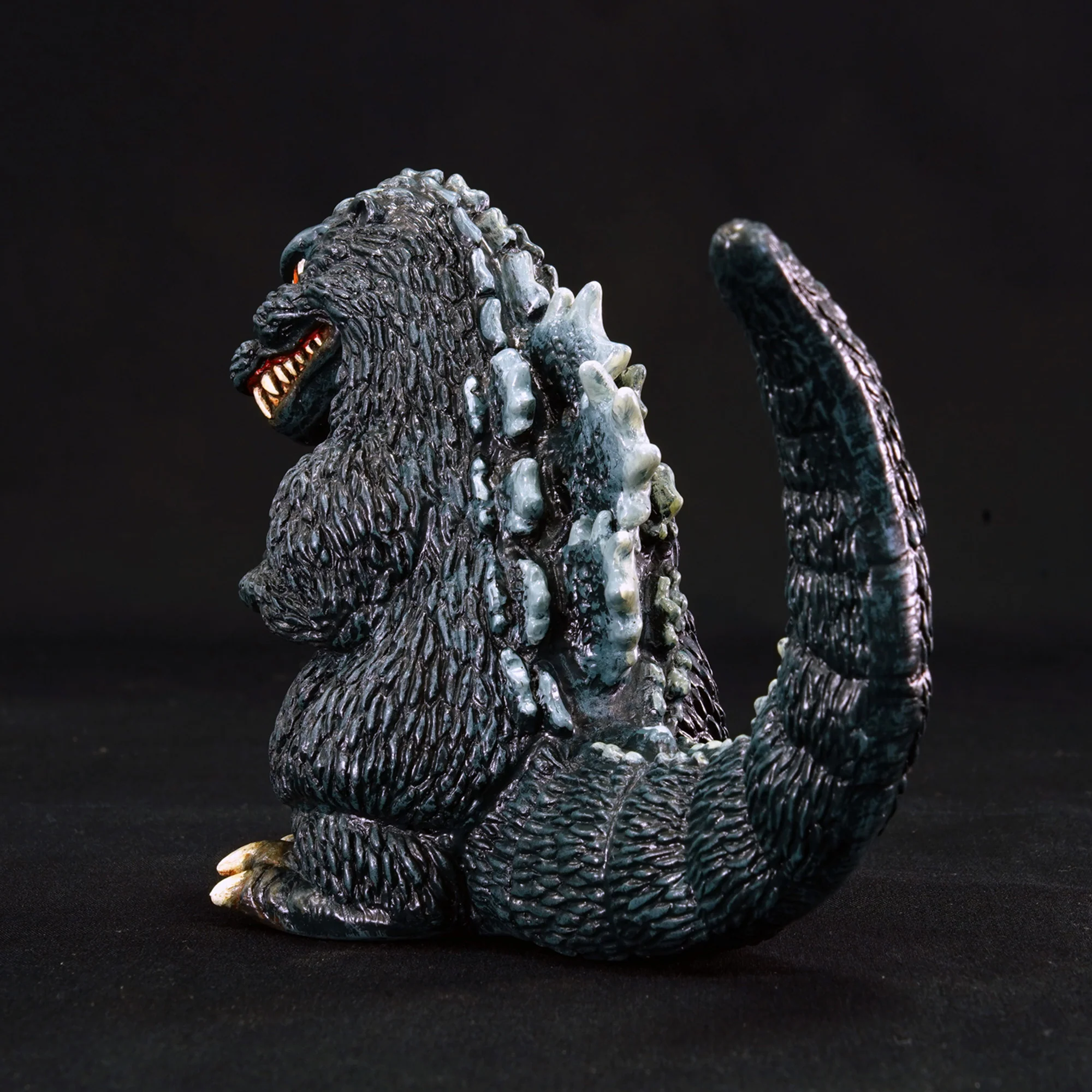 NANKOKU FACTORY "Godzilla vs. Mechagodzilla II" Mame Godzilla (1993) Mame Soft Vinyl Kit Reprint Edition - Image 5