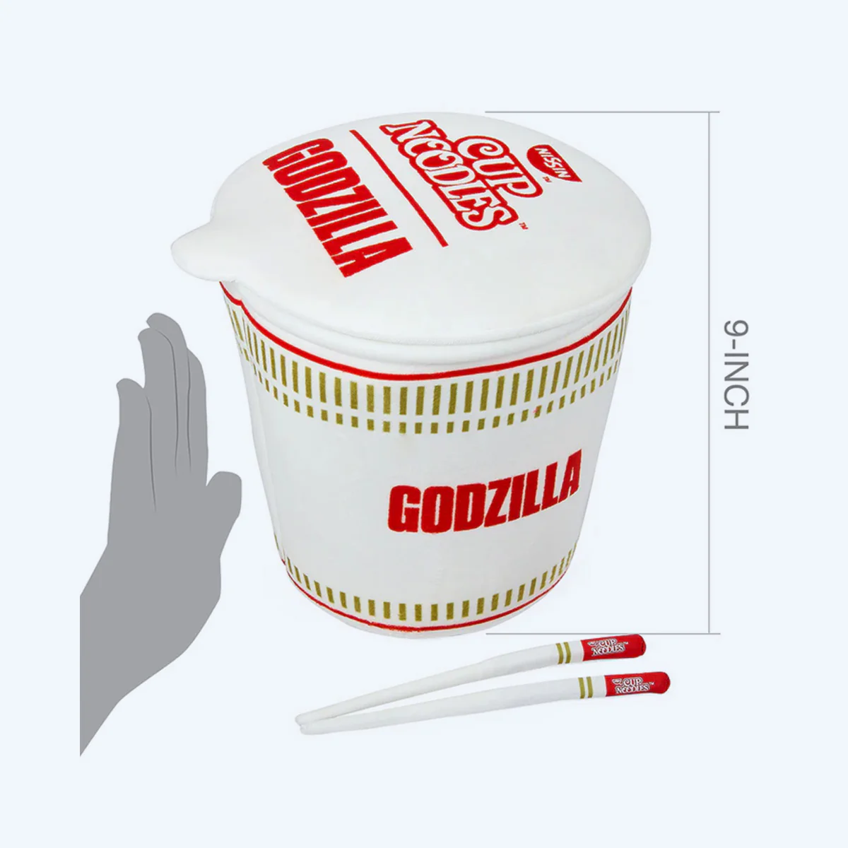 Nissin x Godzilla Interactive Phunny Plush - Godzilla in Cup Noodles - Image 5