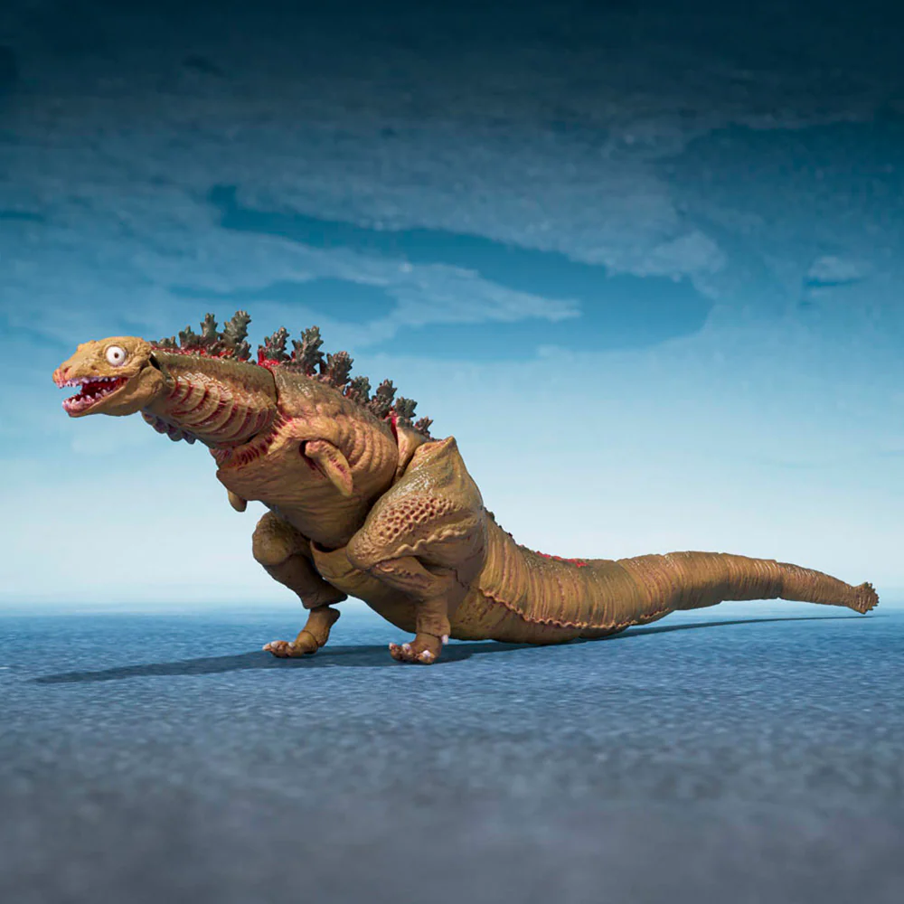 S.H. MonsterArts Shin Godzilla (2016) Second, Third Form & Giant Unidentified Creature Fig Set - Image 4