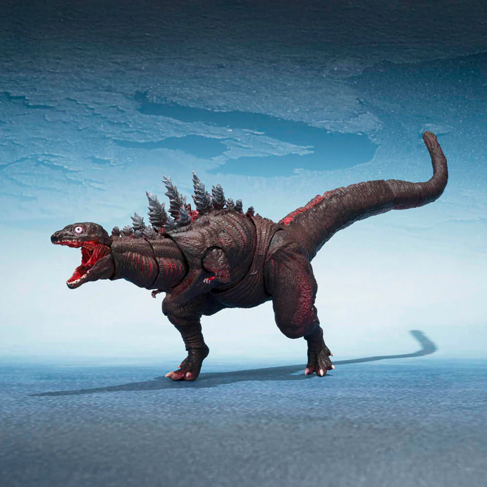 S.H. MonsterArts Shin Godzilla (2016) Second, Third Form & Giant Unidentified Creature Fig Set - Image 9