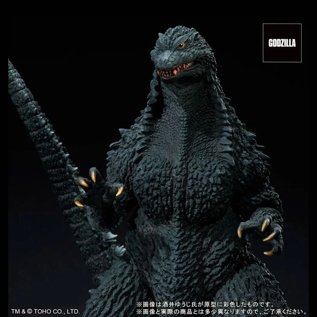 Toho 30cm Series Yuji Sakai Sculpt Collection Godzilla (2002) Sofubi Assembly Kit Godzilla Store “Battle in the Storm” - Image 7