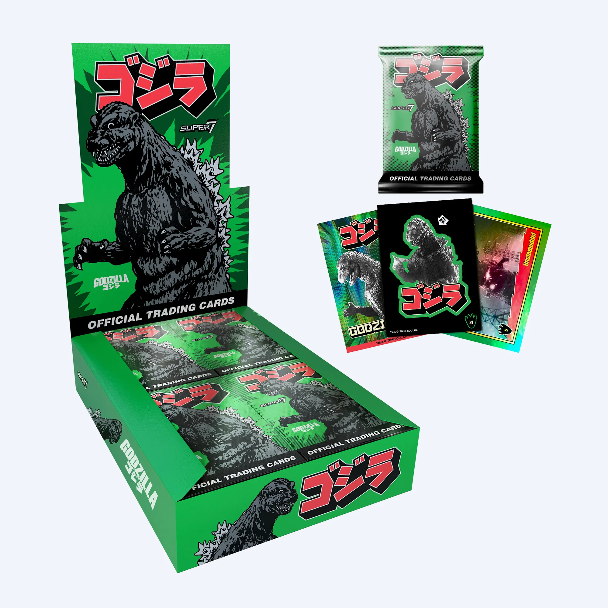 Toho Foil Pack Trading Cards - Showa Series 1 - Single Pack - Image 2