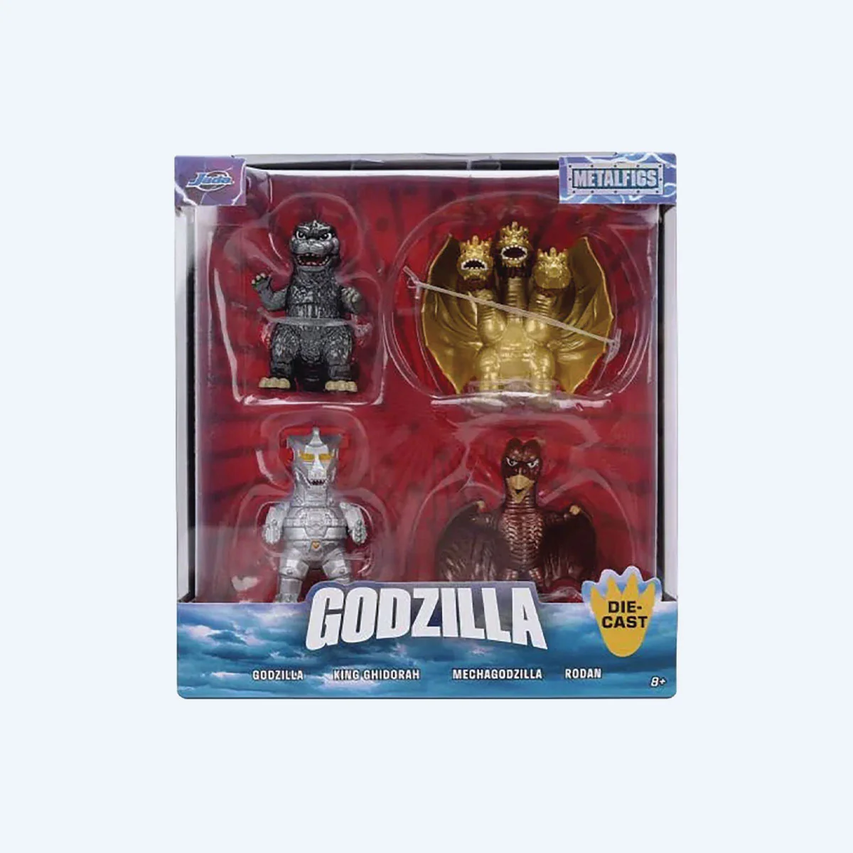 Toho Godzilla 2.5" Metal Action Figure 4-Pack - Image 2