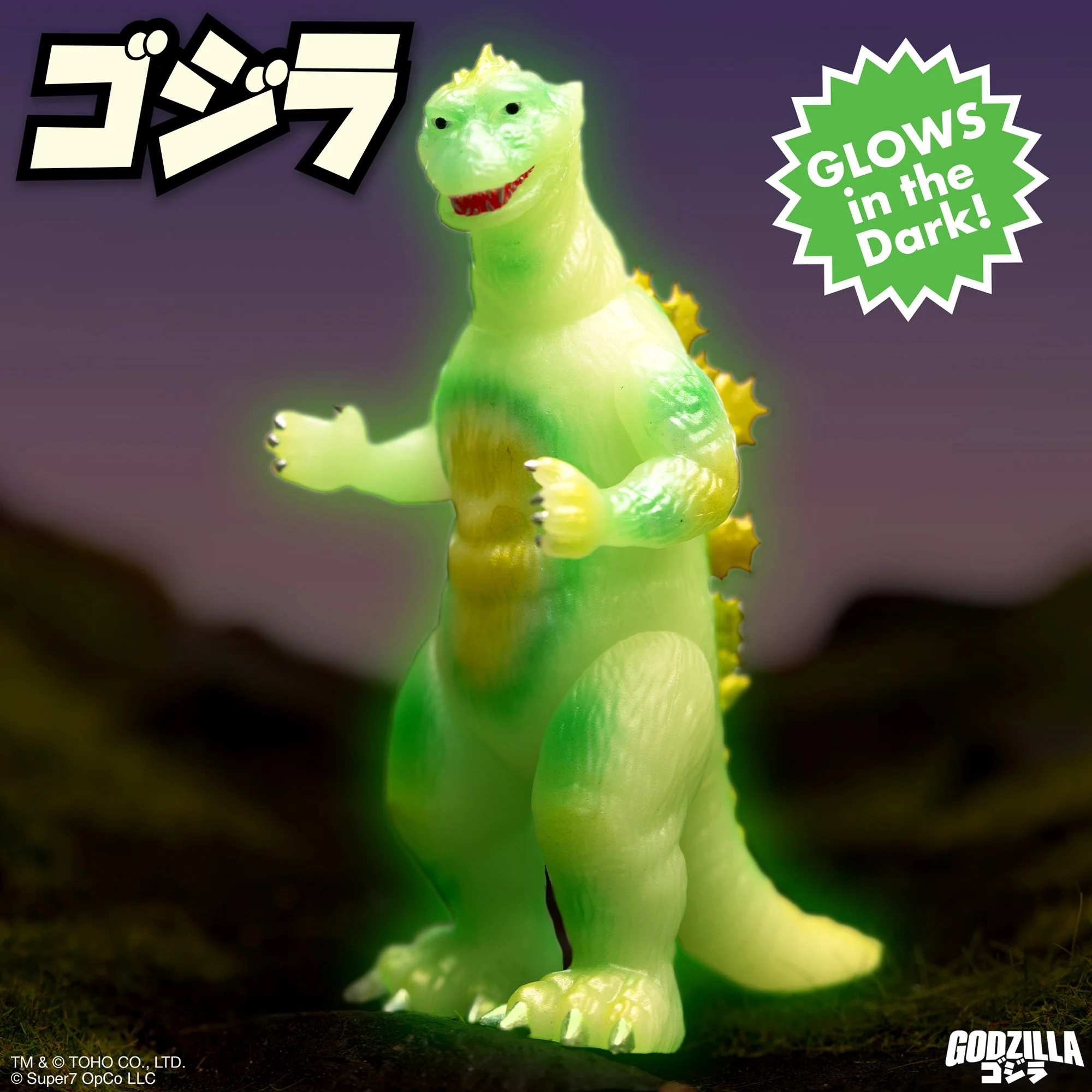 Toho ReAction Figures Glow-In-the-Dark Set - Image 6